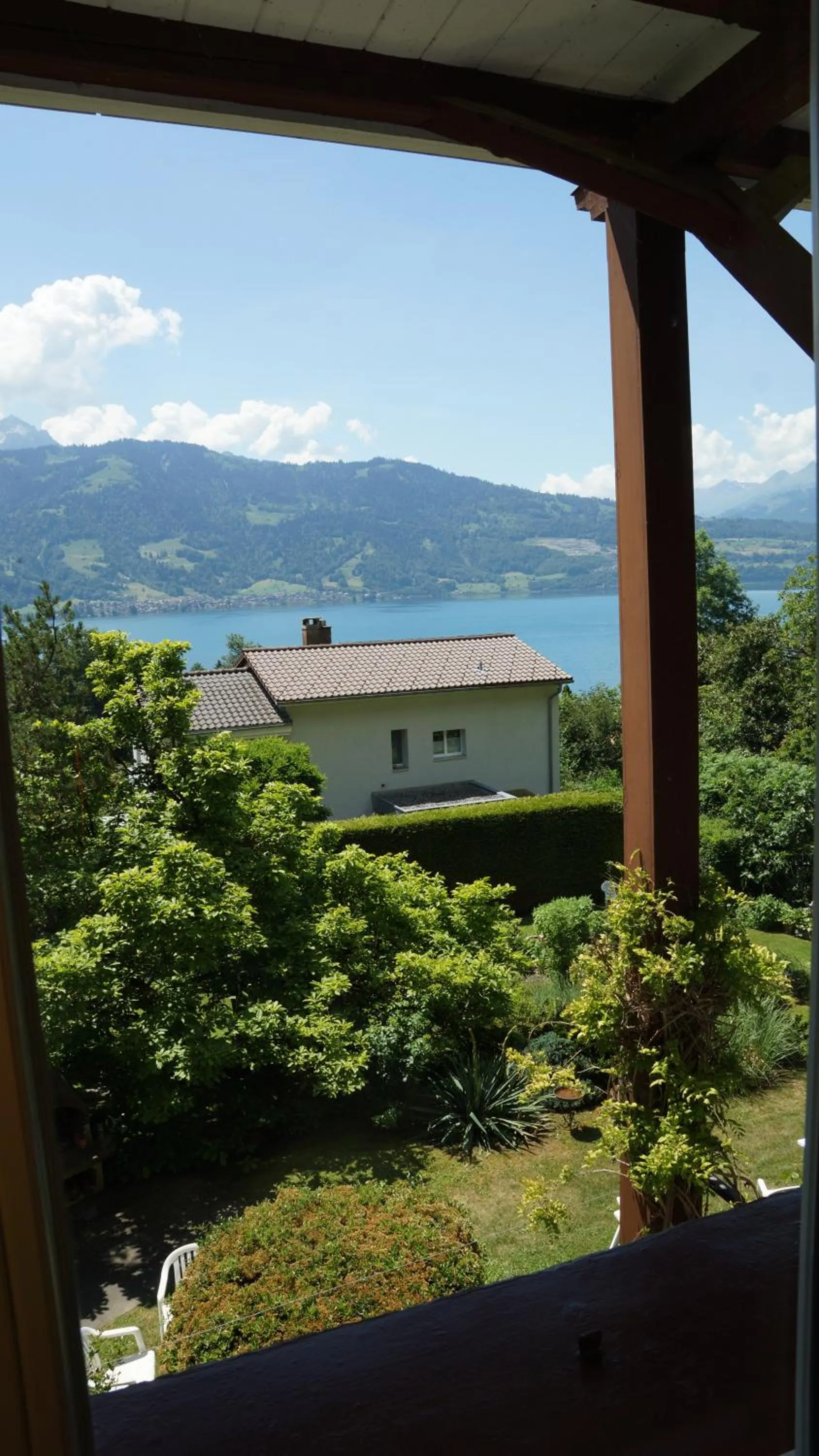 Lake view in Hotel Beatus