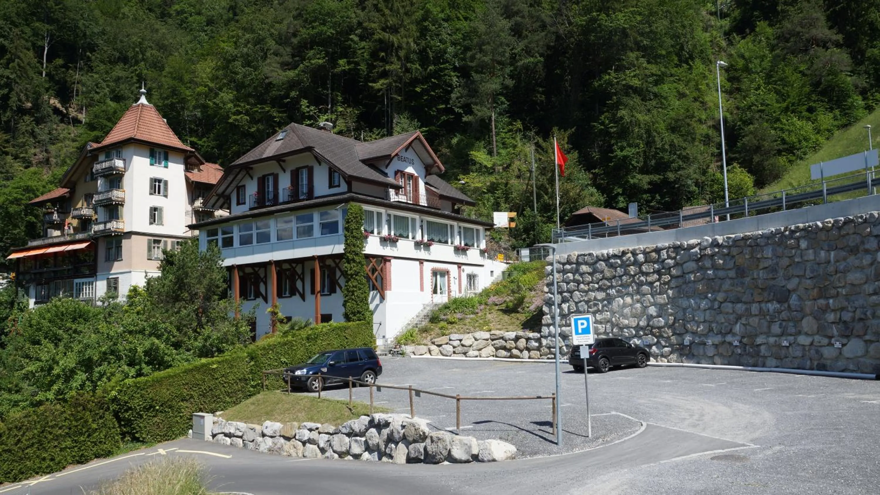 Facade/entrance in Hotel Beatus