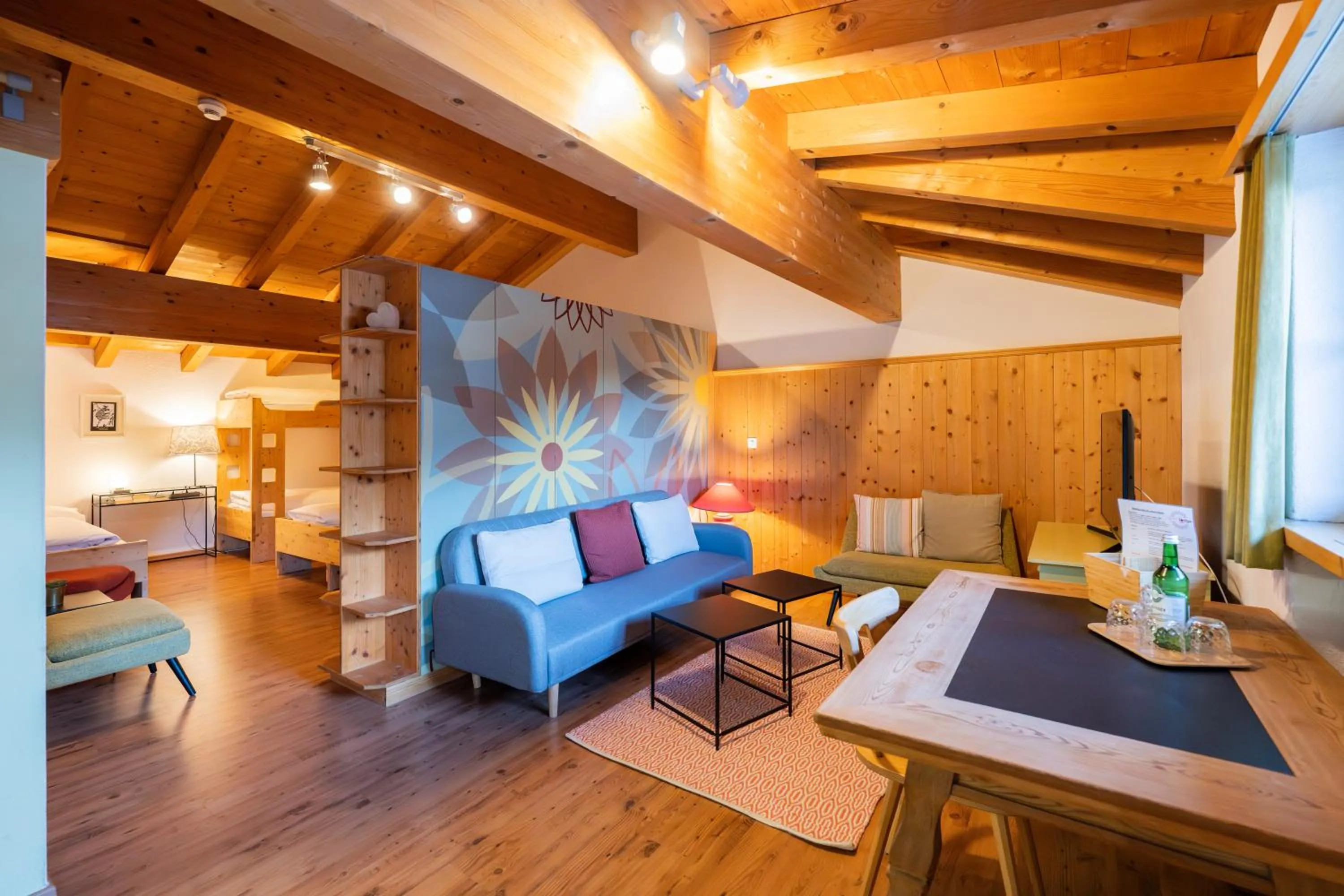 Family Room with Mountain View in Sport-Lodge Klosters