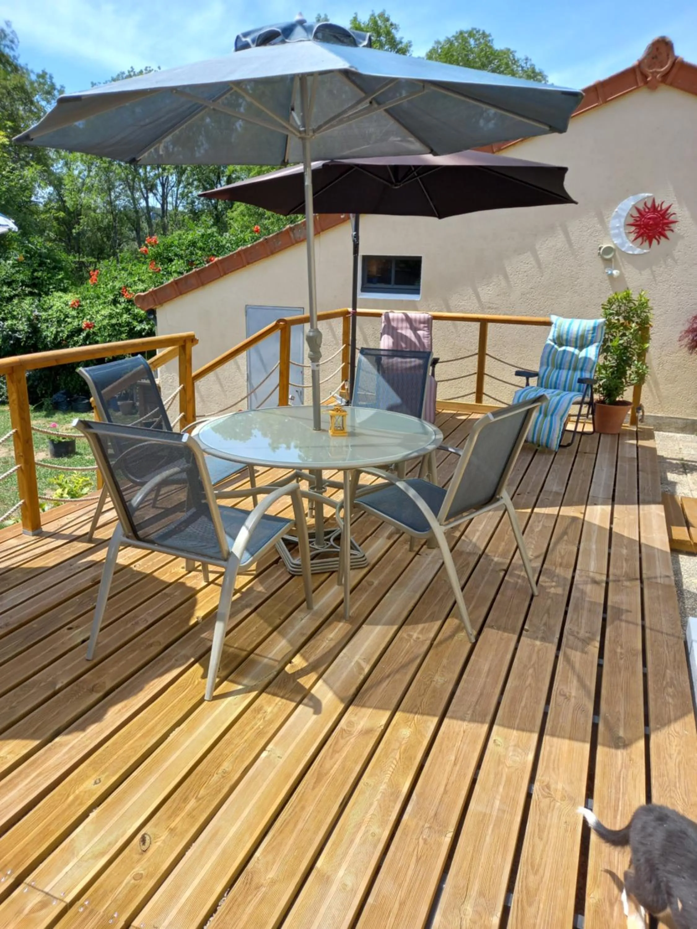 Patio in Chambres d' Hotes a Benaize