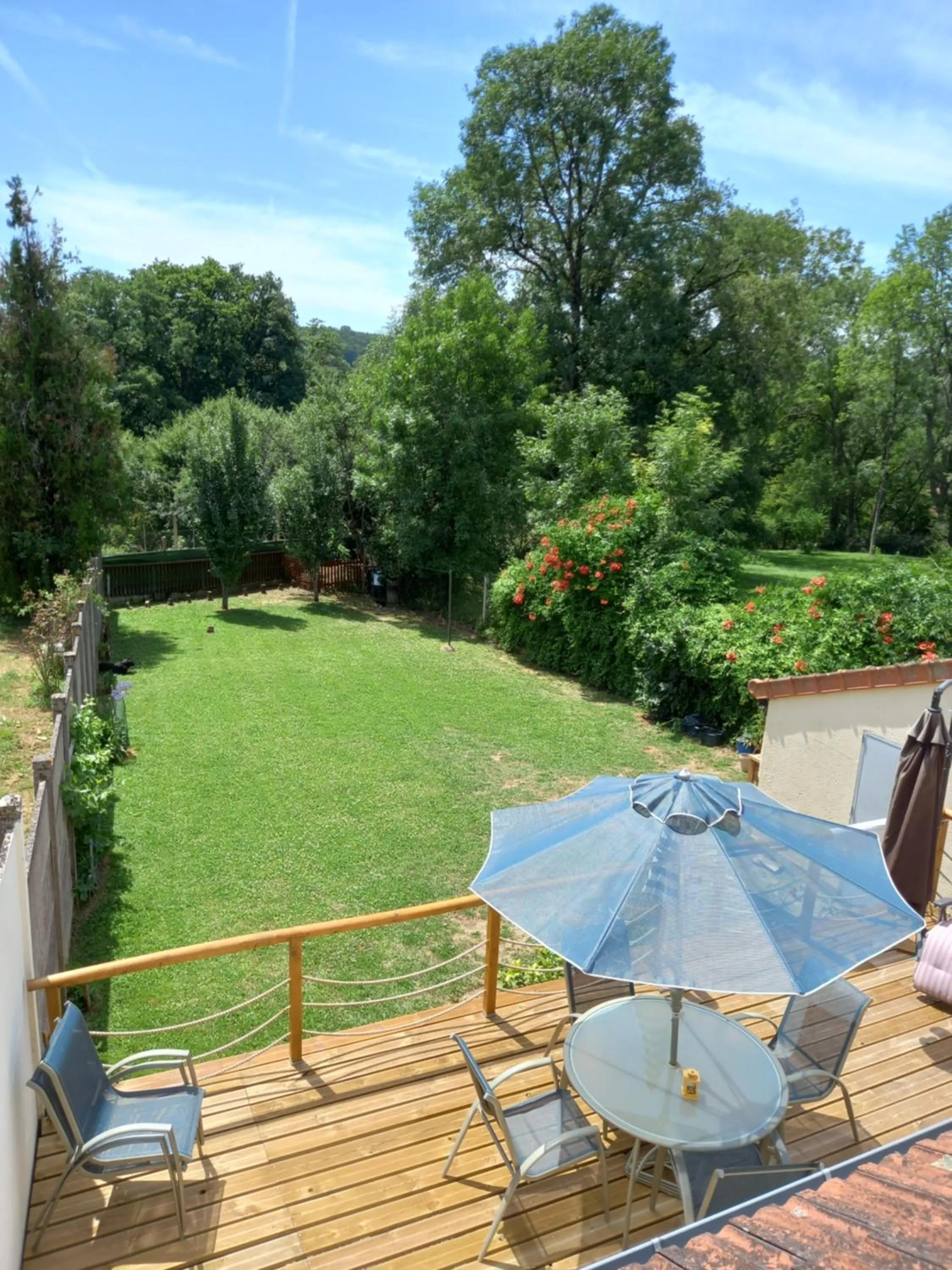 Garden view in Chambres d' Hotes a Benaize