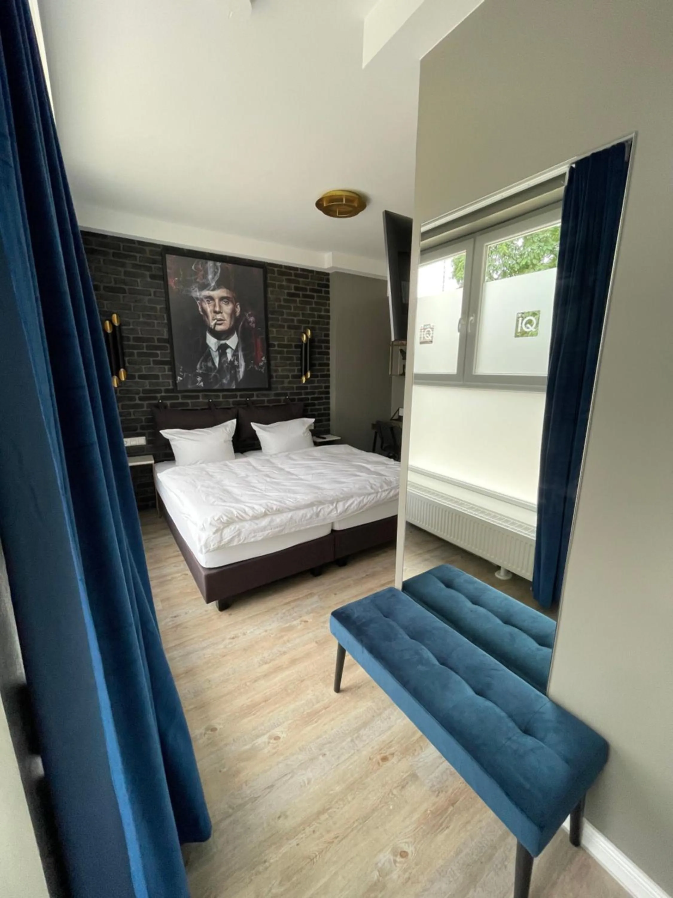 Bed in IQ Hotel Hannover