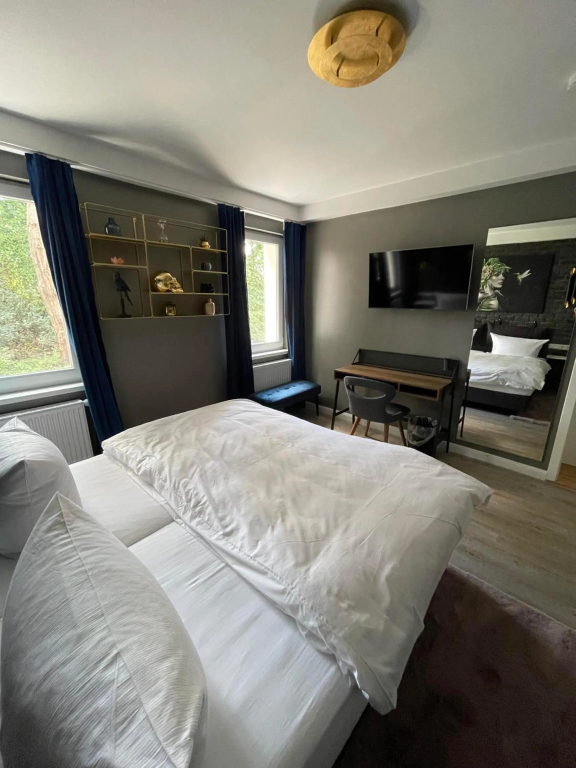 Bed in IQ Hotel Hannover