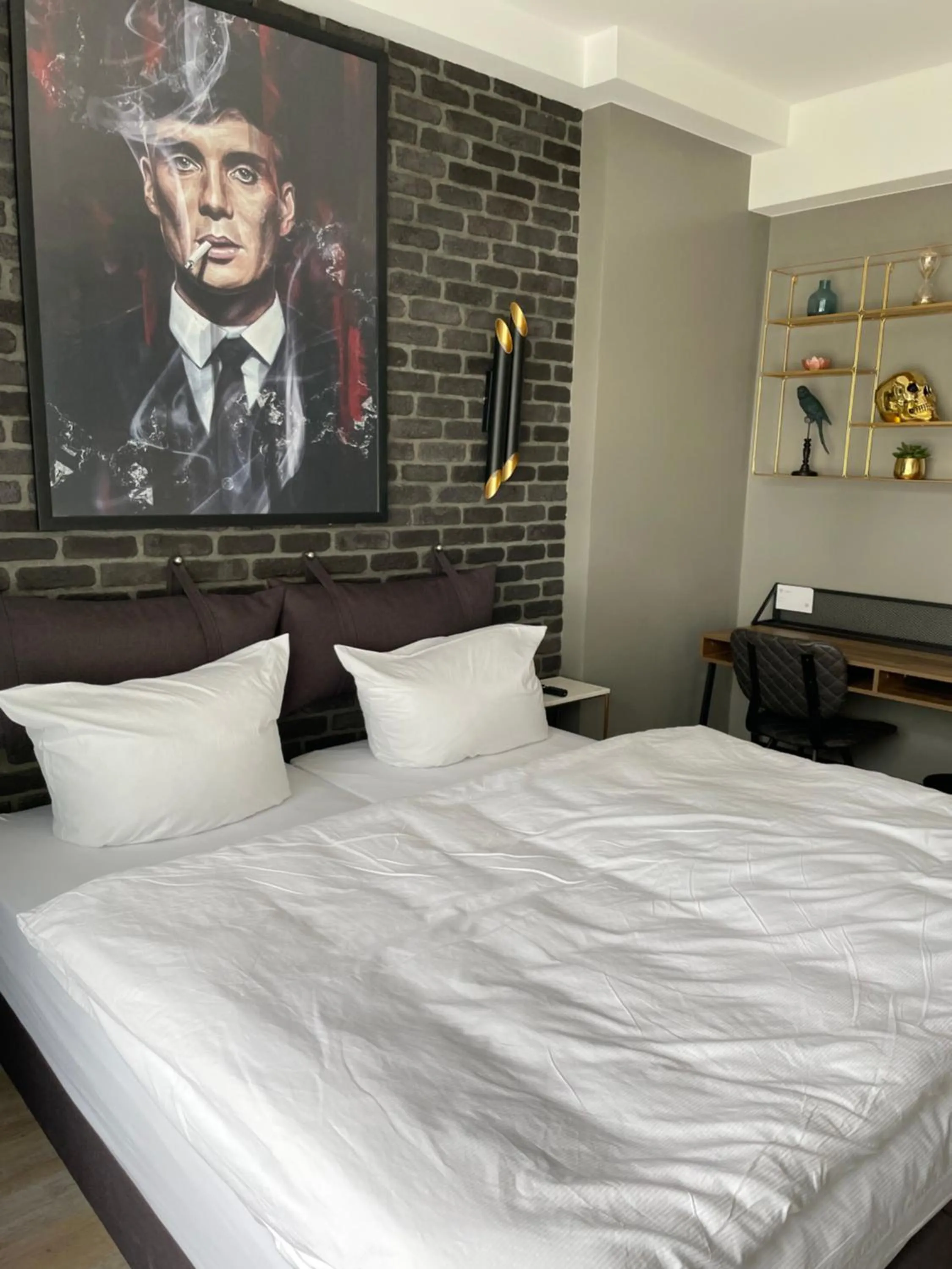 Bed in IQ Hotel Hannover