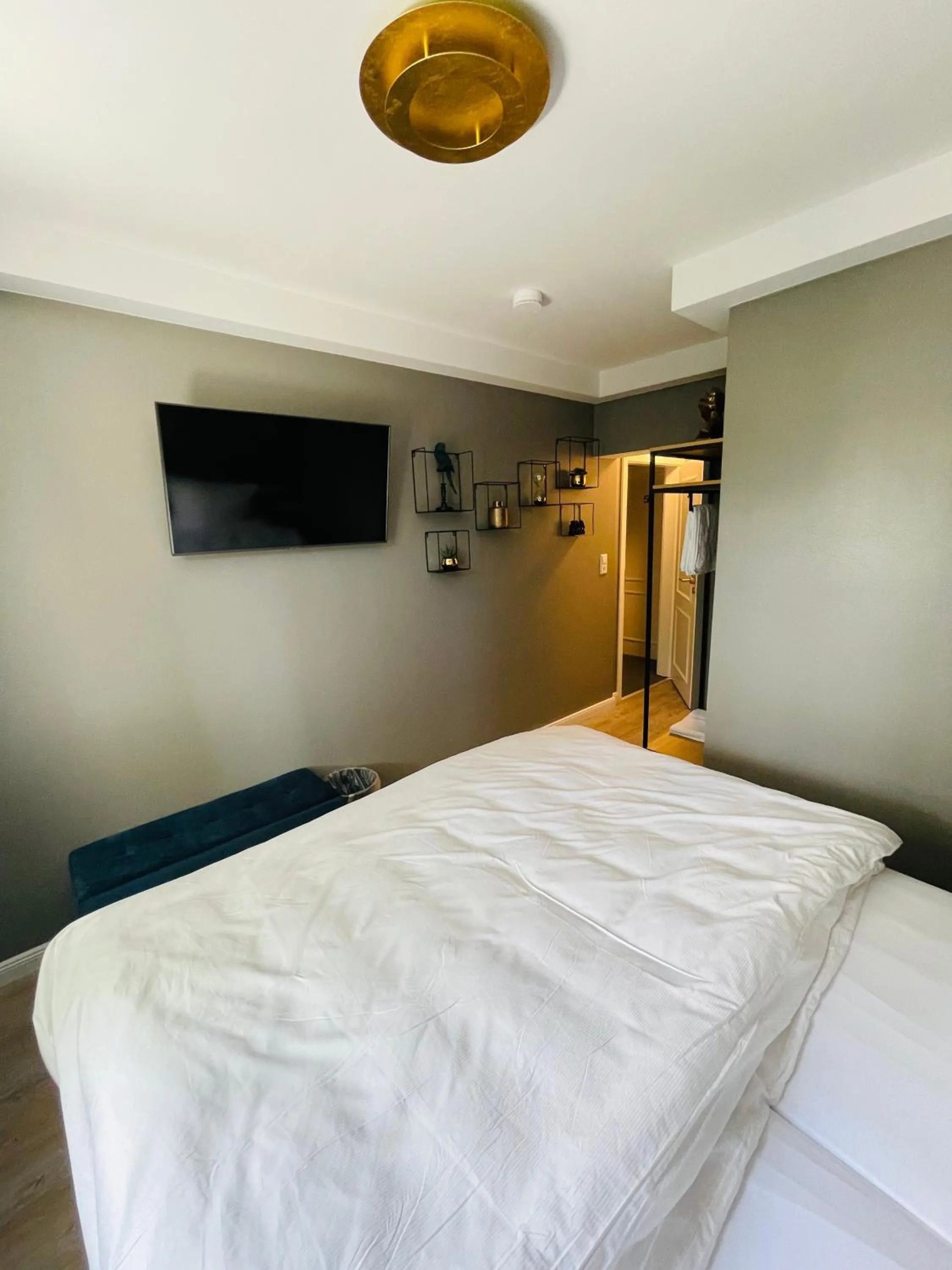 Bed in IQ Hotel Hannover