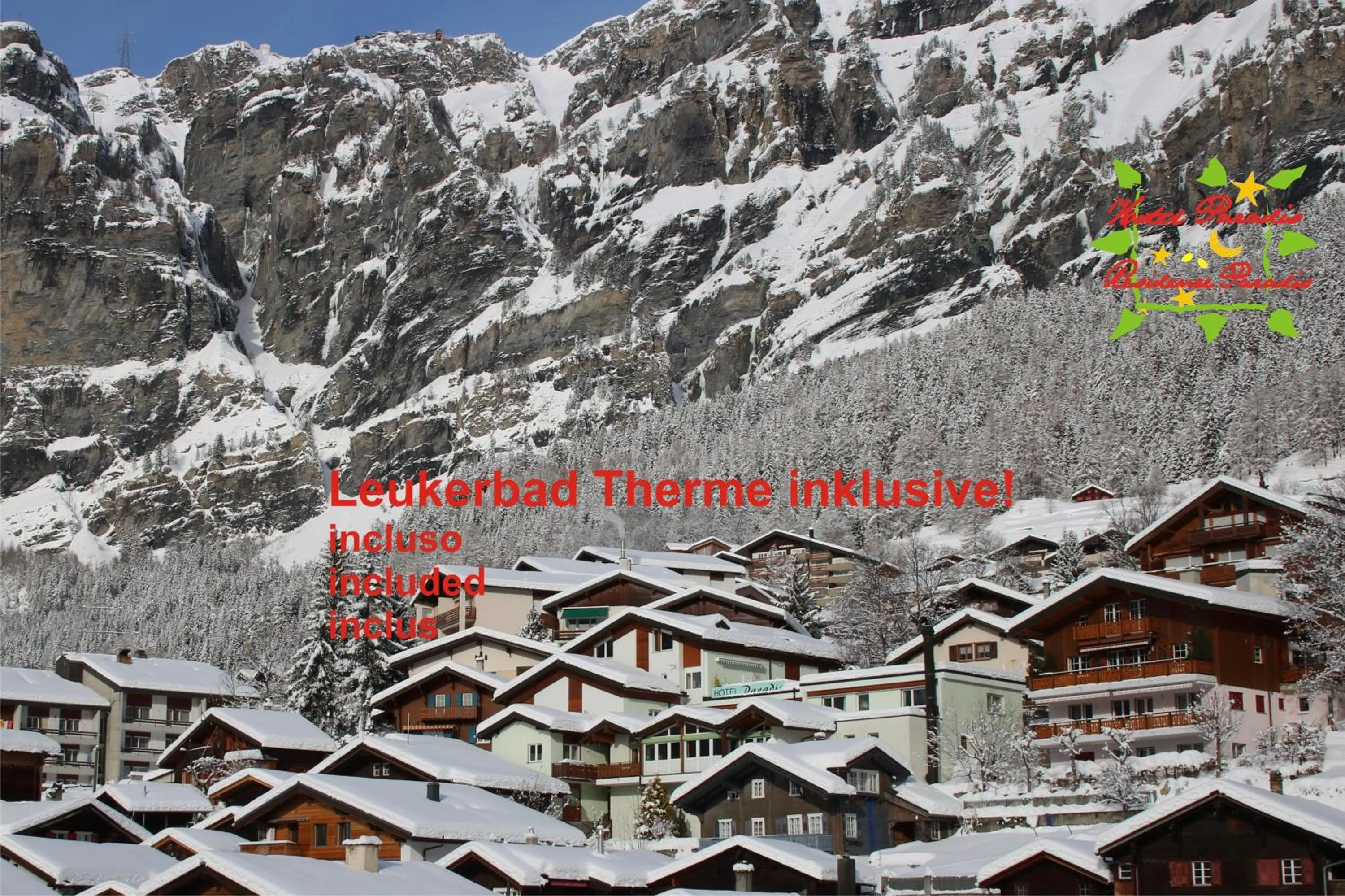 Property building in Hotel Paradis-Leukerbad-Therme