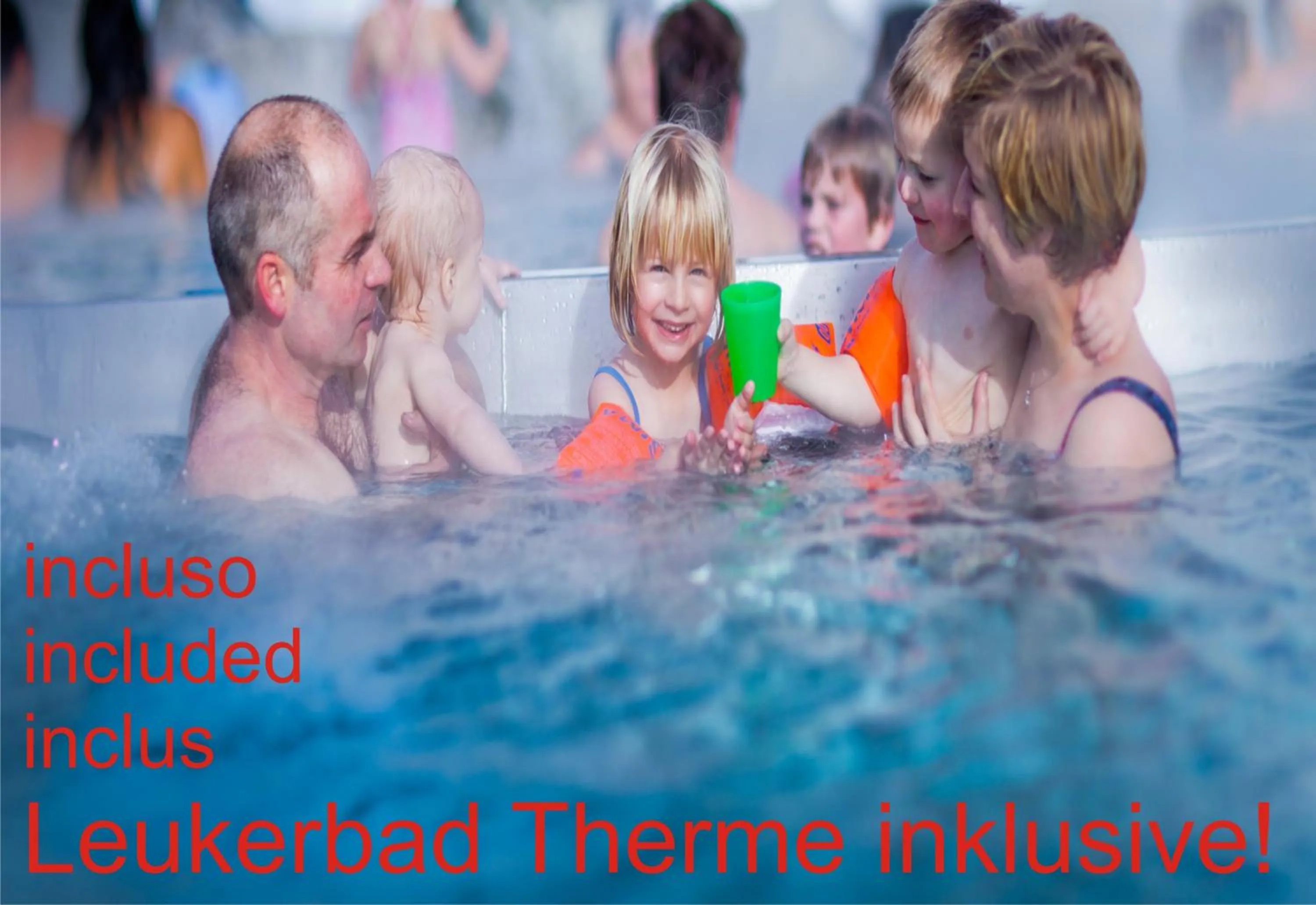 Aqua park in Hotel Paradis-Leukerbad-Therme