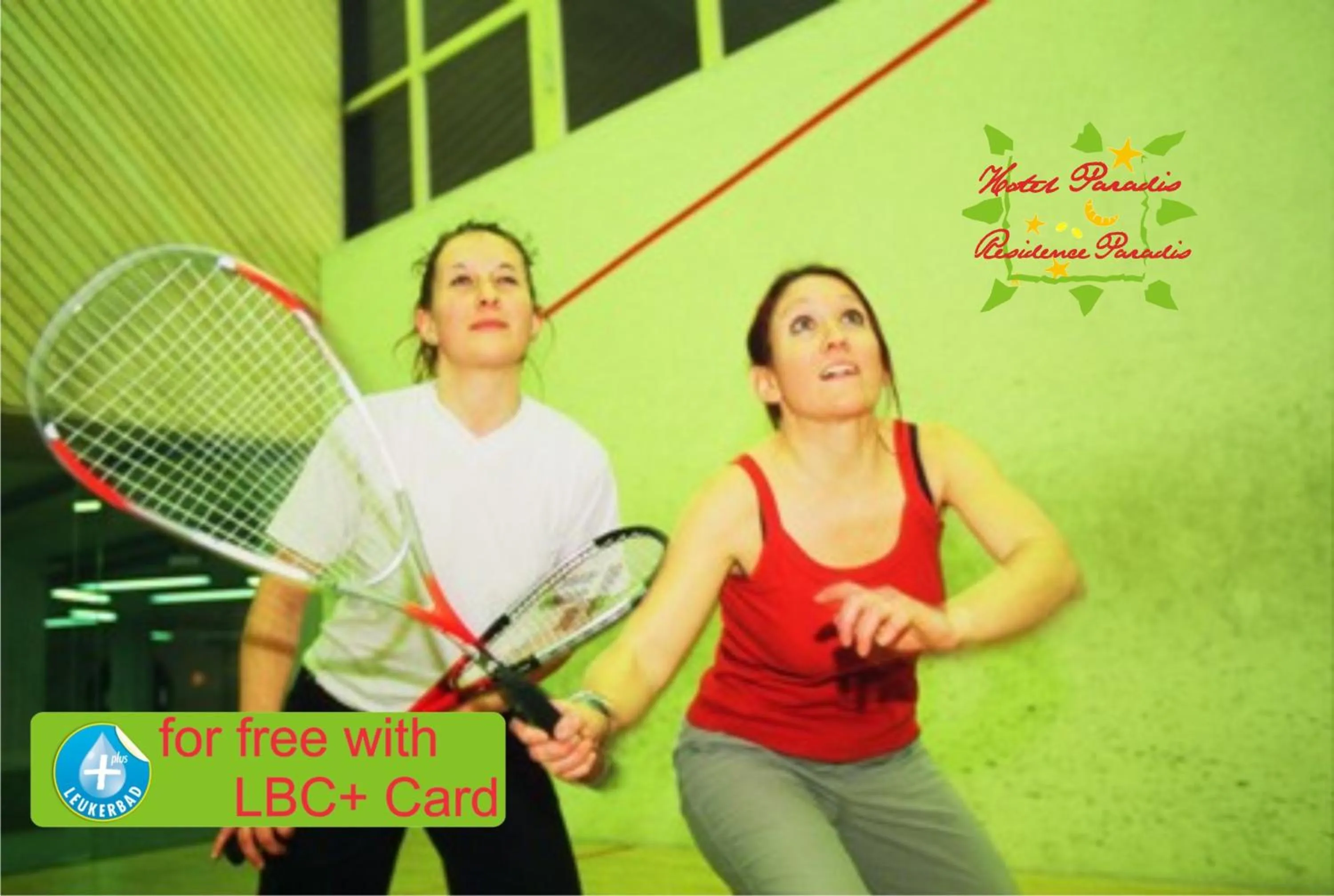 Squash in Hotel Paradis-Leukerbad-Therme