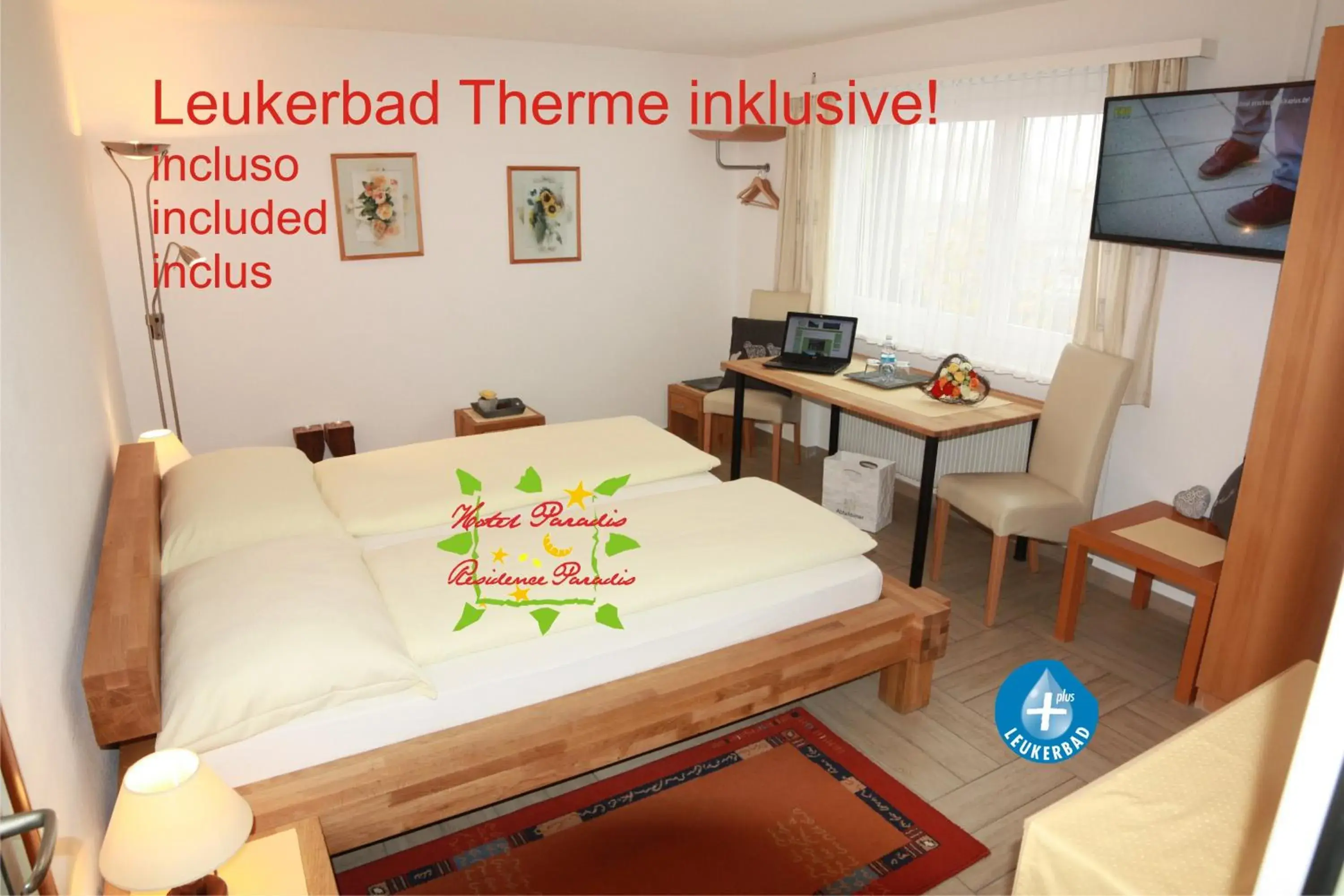 Superior Double Room in Hotel Paradis-Leukerbad-Therme Superior Double Room in Hotel Paradis-Leukerbad-Therme