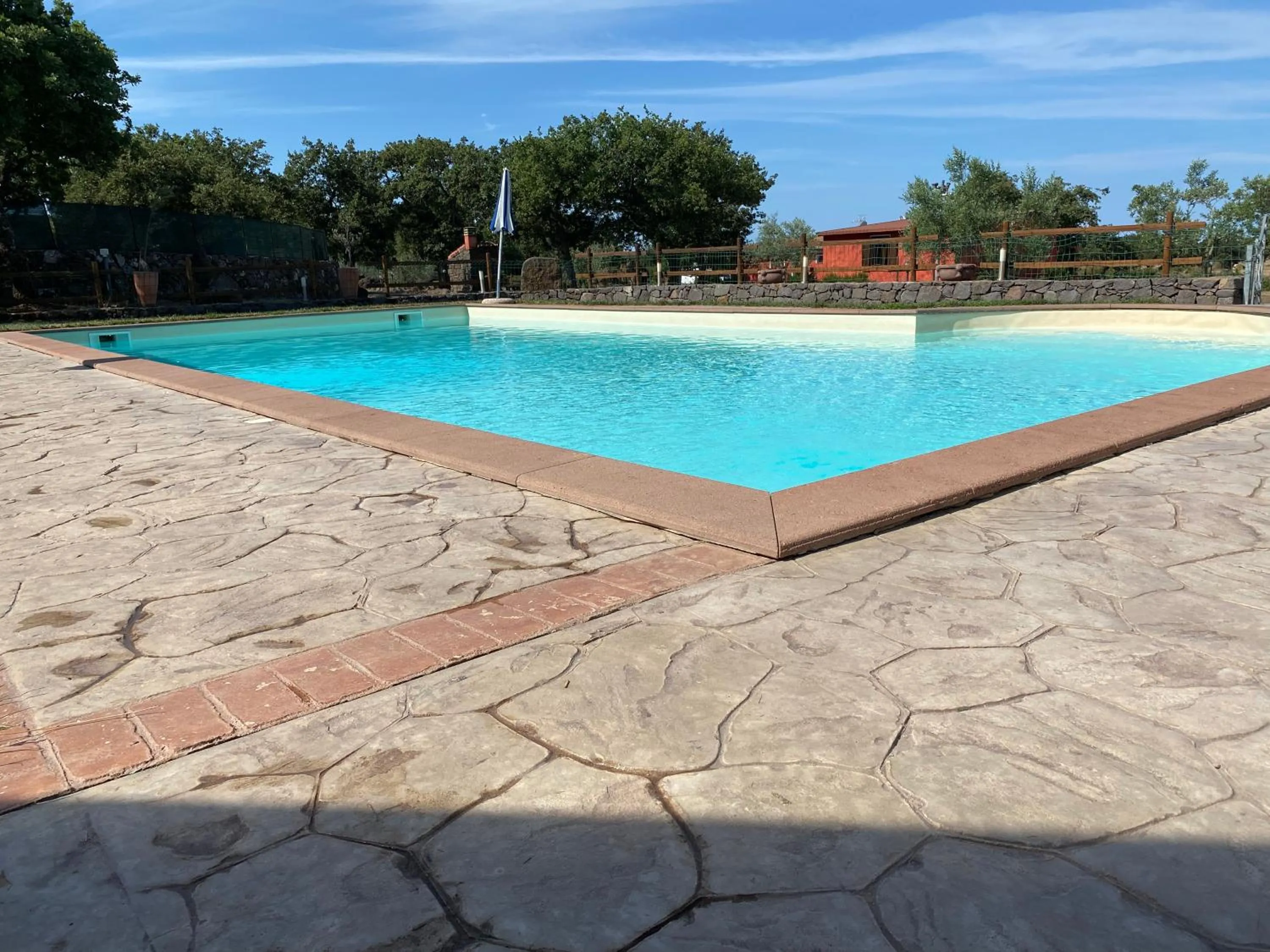 Swimming pool in Agriturismo Abbalughente