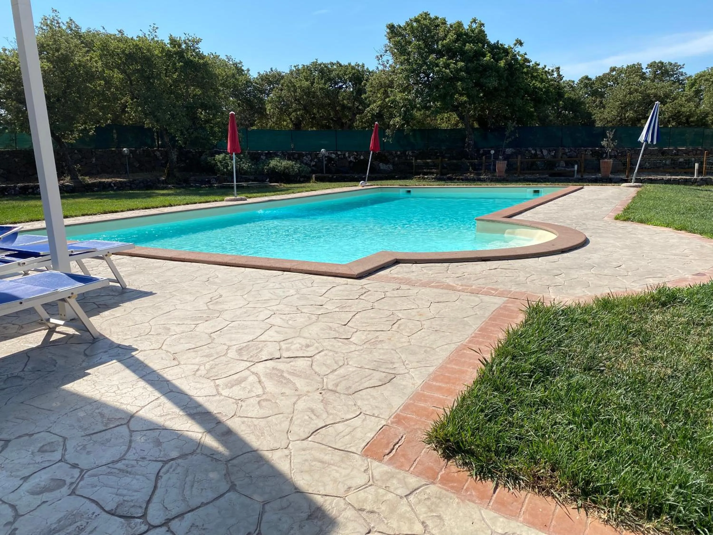 Swimming pool in Agriturismo Abbalughente