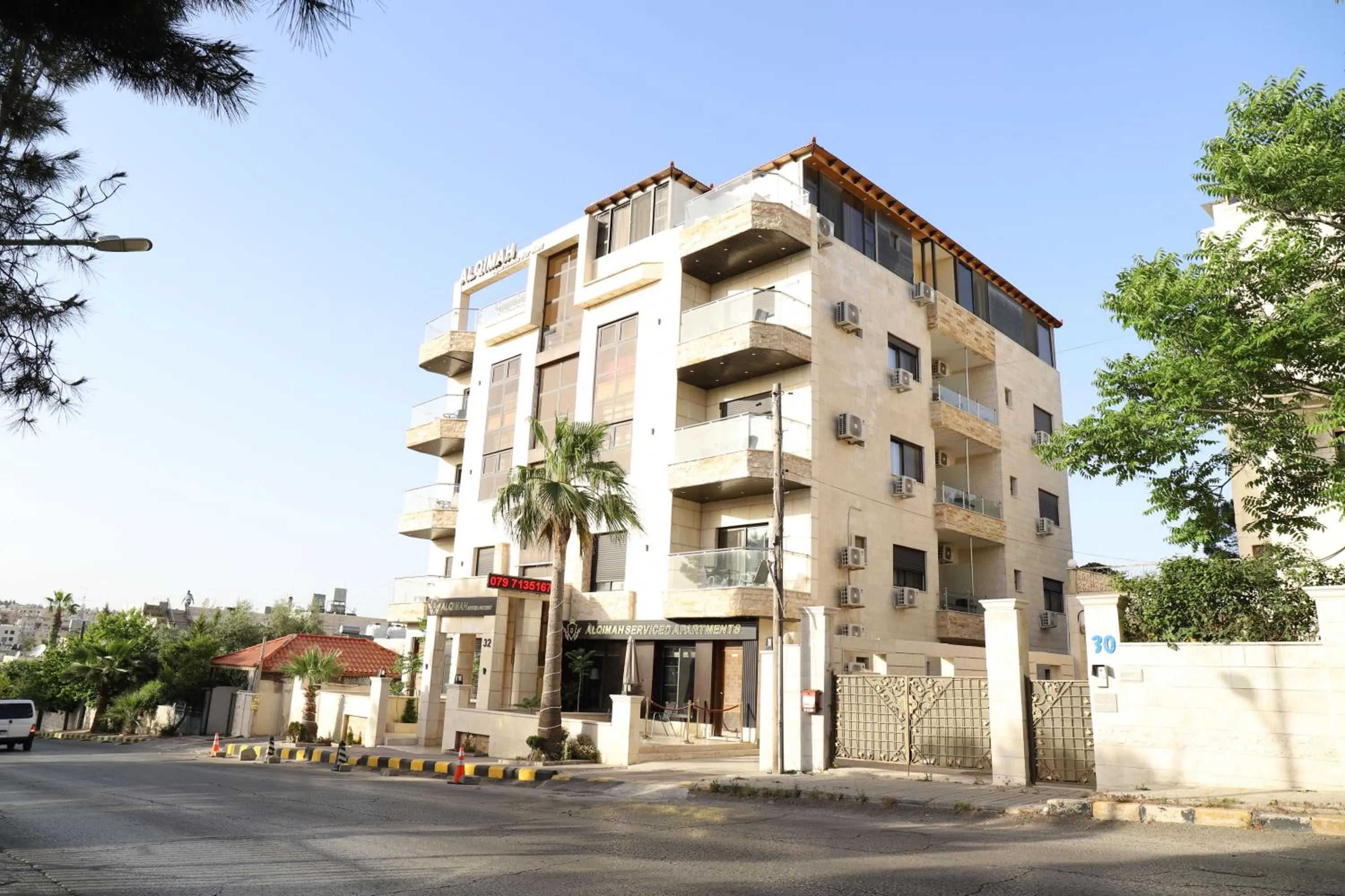 Property building in AlQimah Hotel Apartments