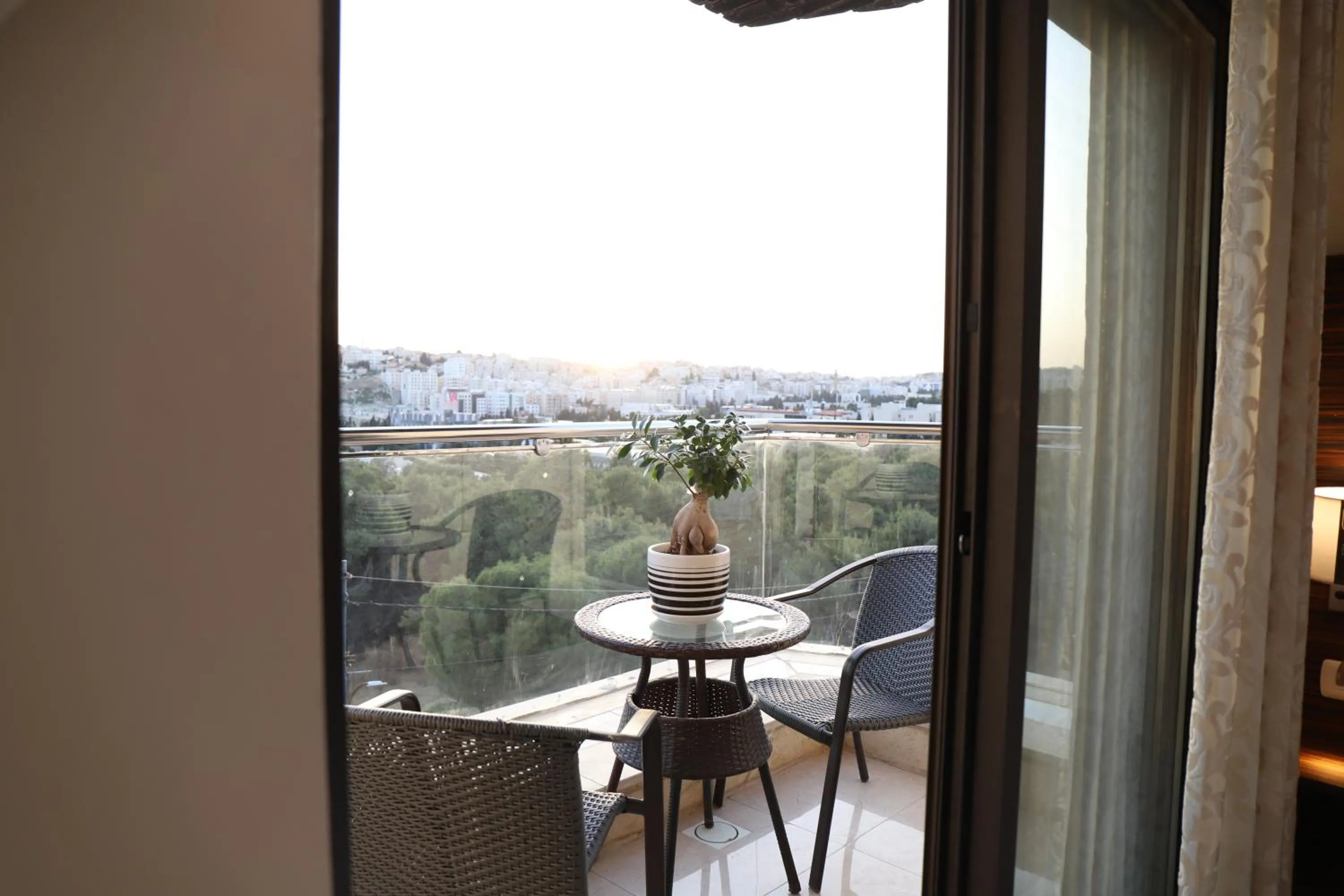Balcony/Terrace in AlQimah Hotel Apartments