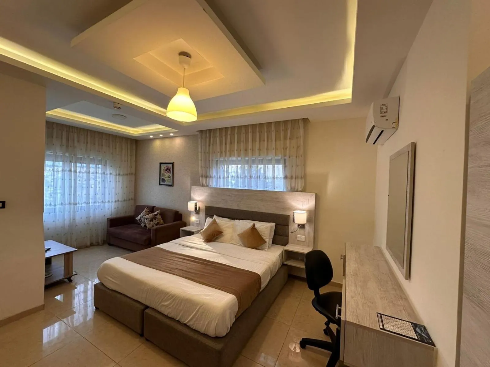 Photo of the whole room, Bed in AlQimah Hotel Apartments