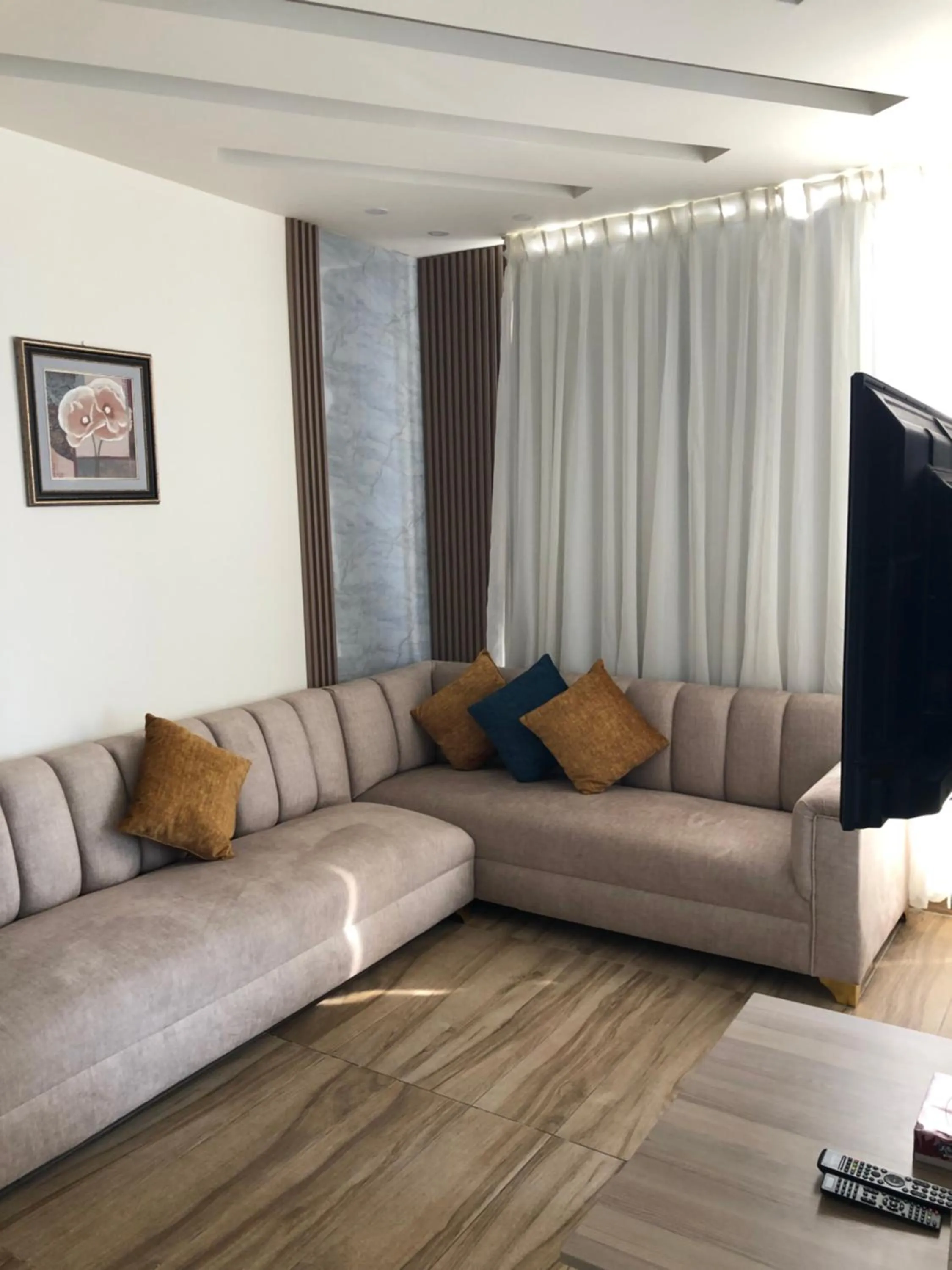 Living room in AlQimah Hotel Apartments