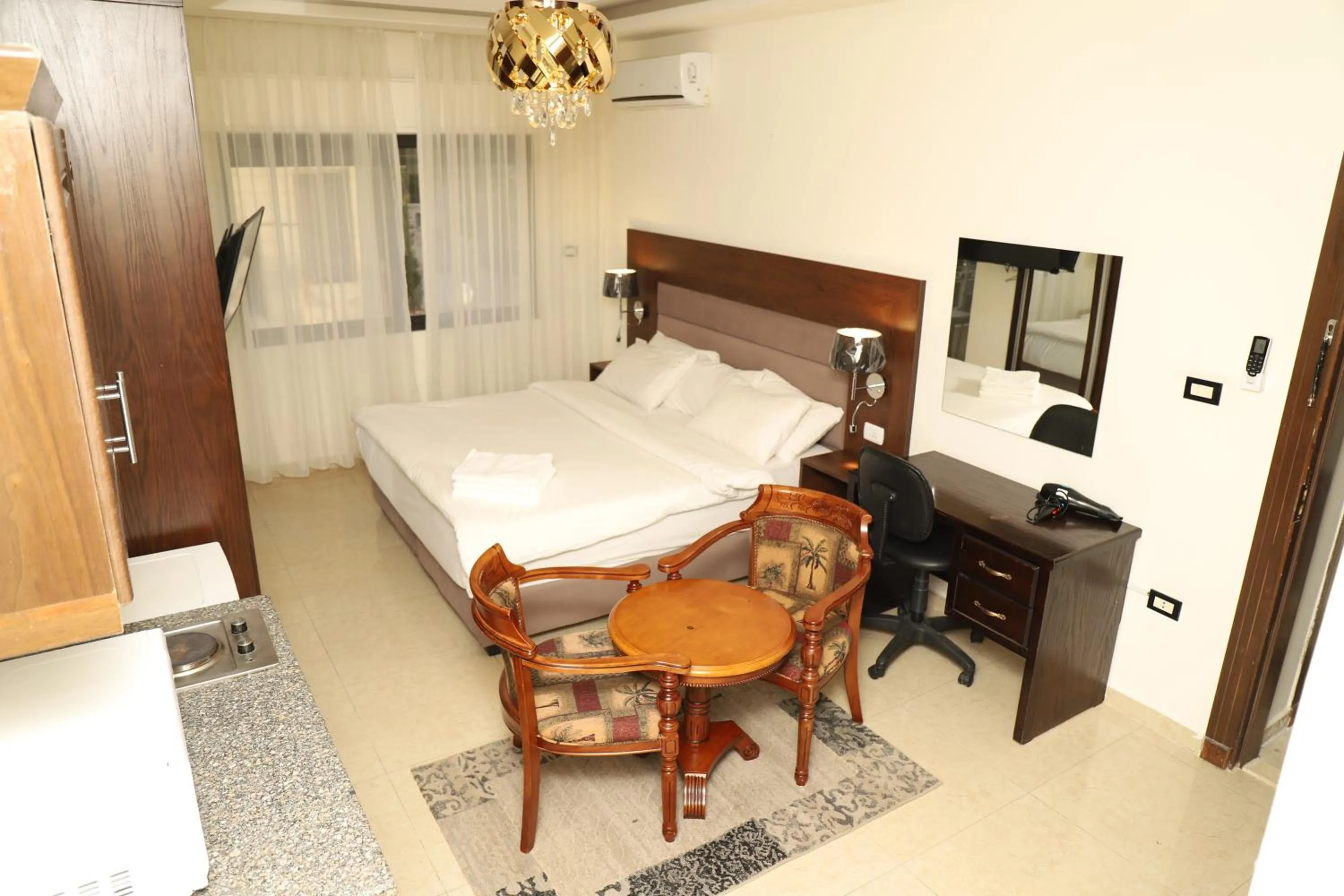 Photo of the whole room, Bed in AlQimah Hotel Apartments