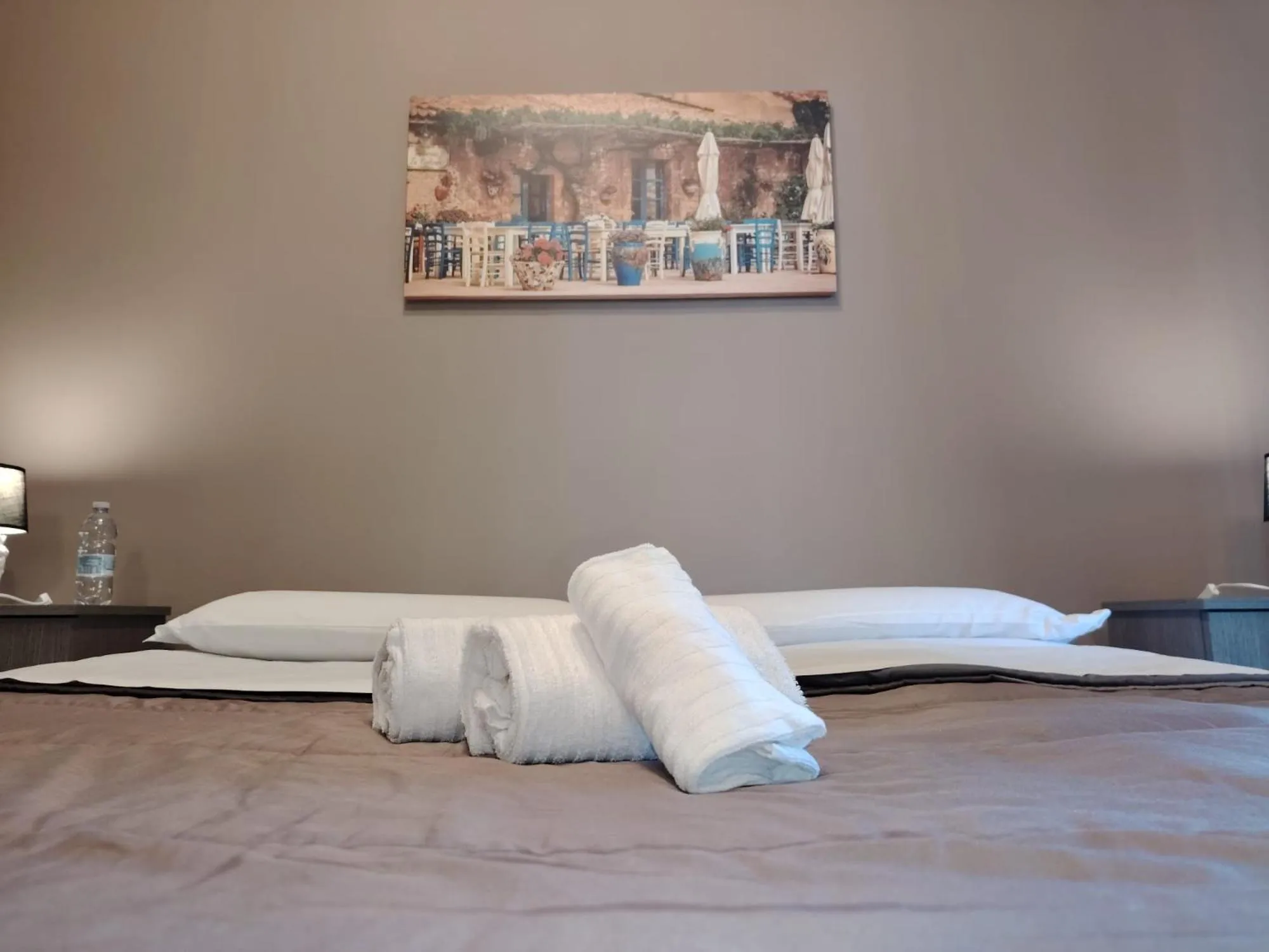 Bed in Calipso Bed&Breakfast