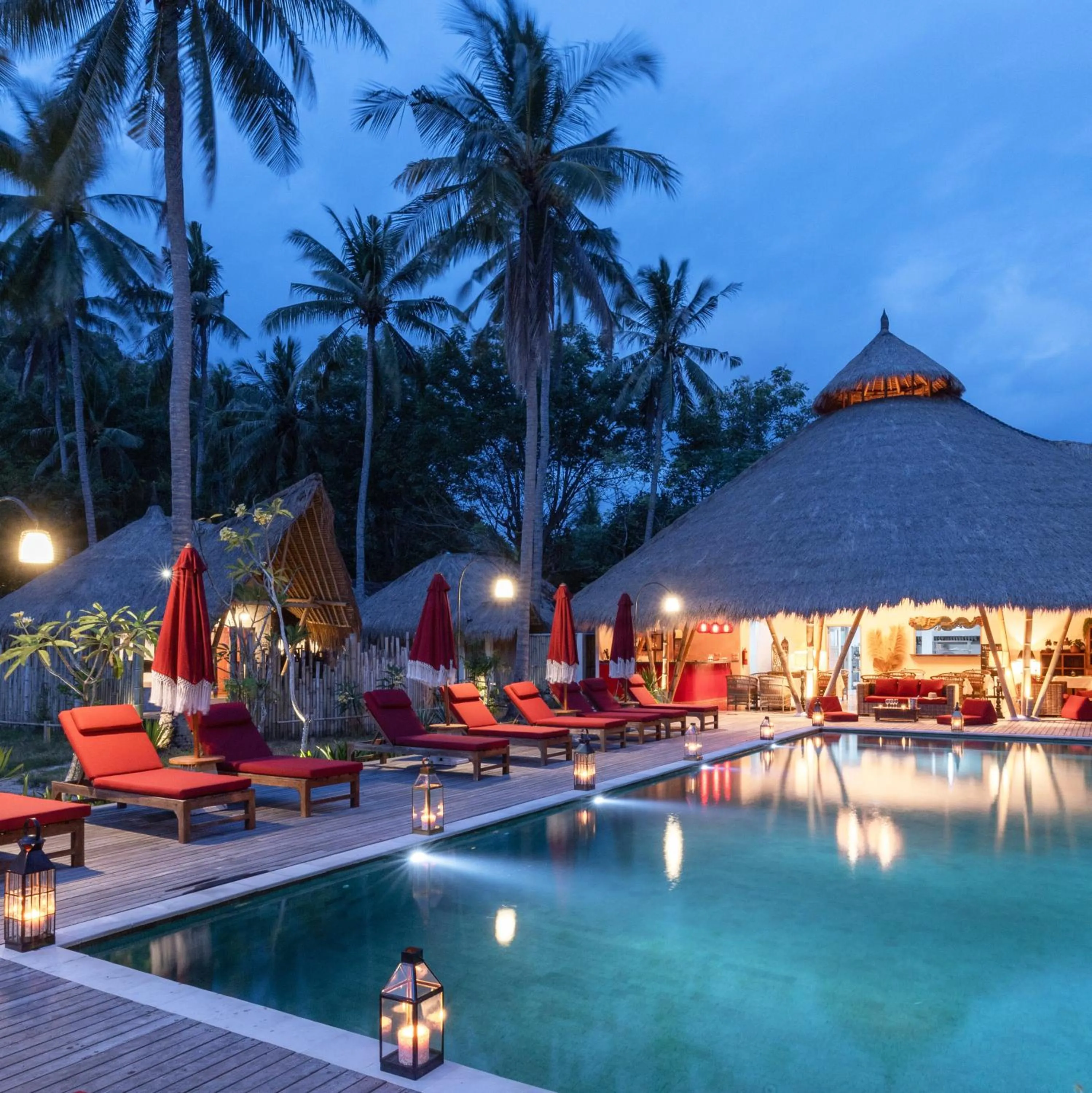 Restaurant/places to eat in Amahelia Luxury Resort & Restaurant - Gili Asahan