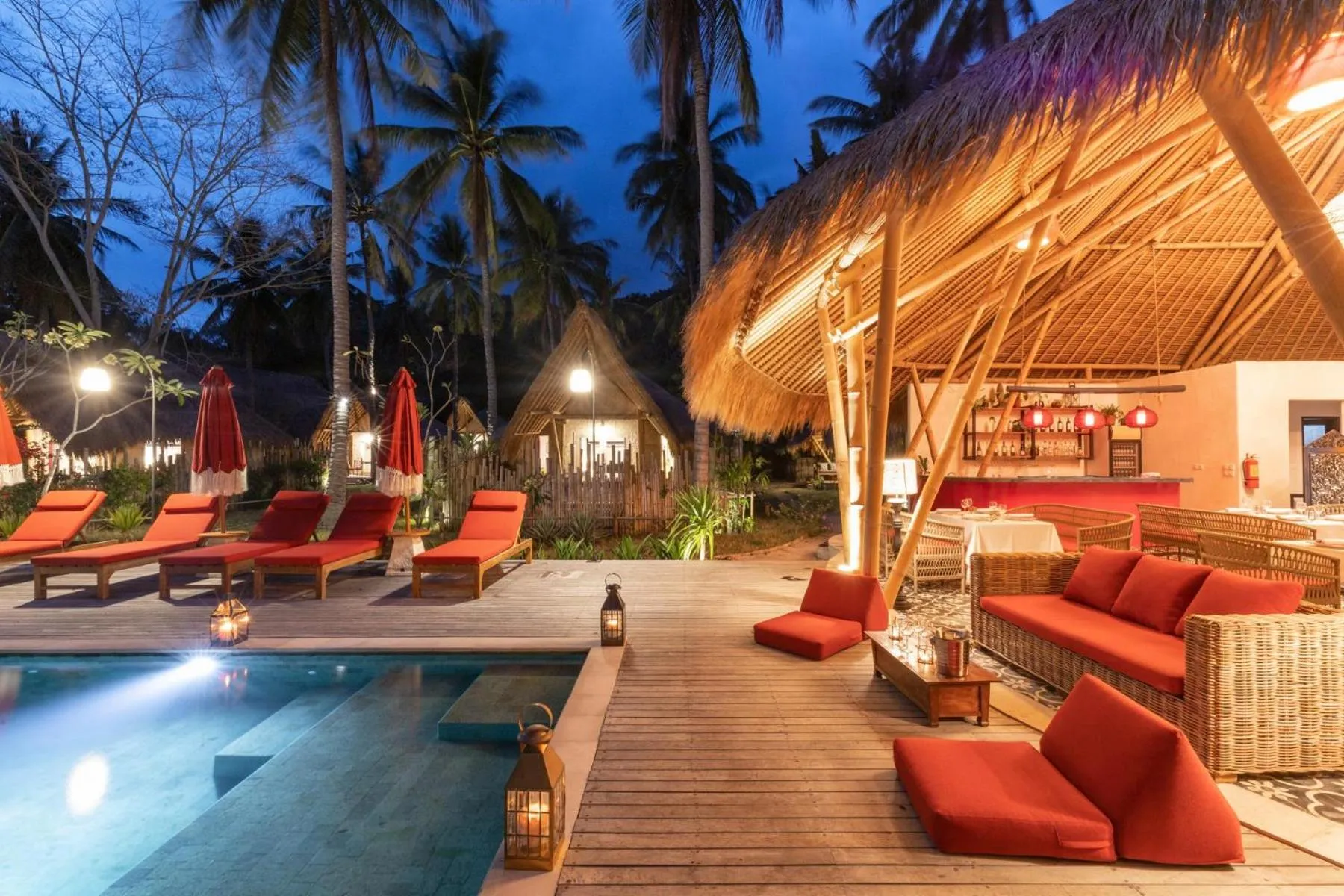 Restaurant/places to eat in Amahelia Luxury Resort & Restaurant - Gili Asahan