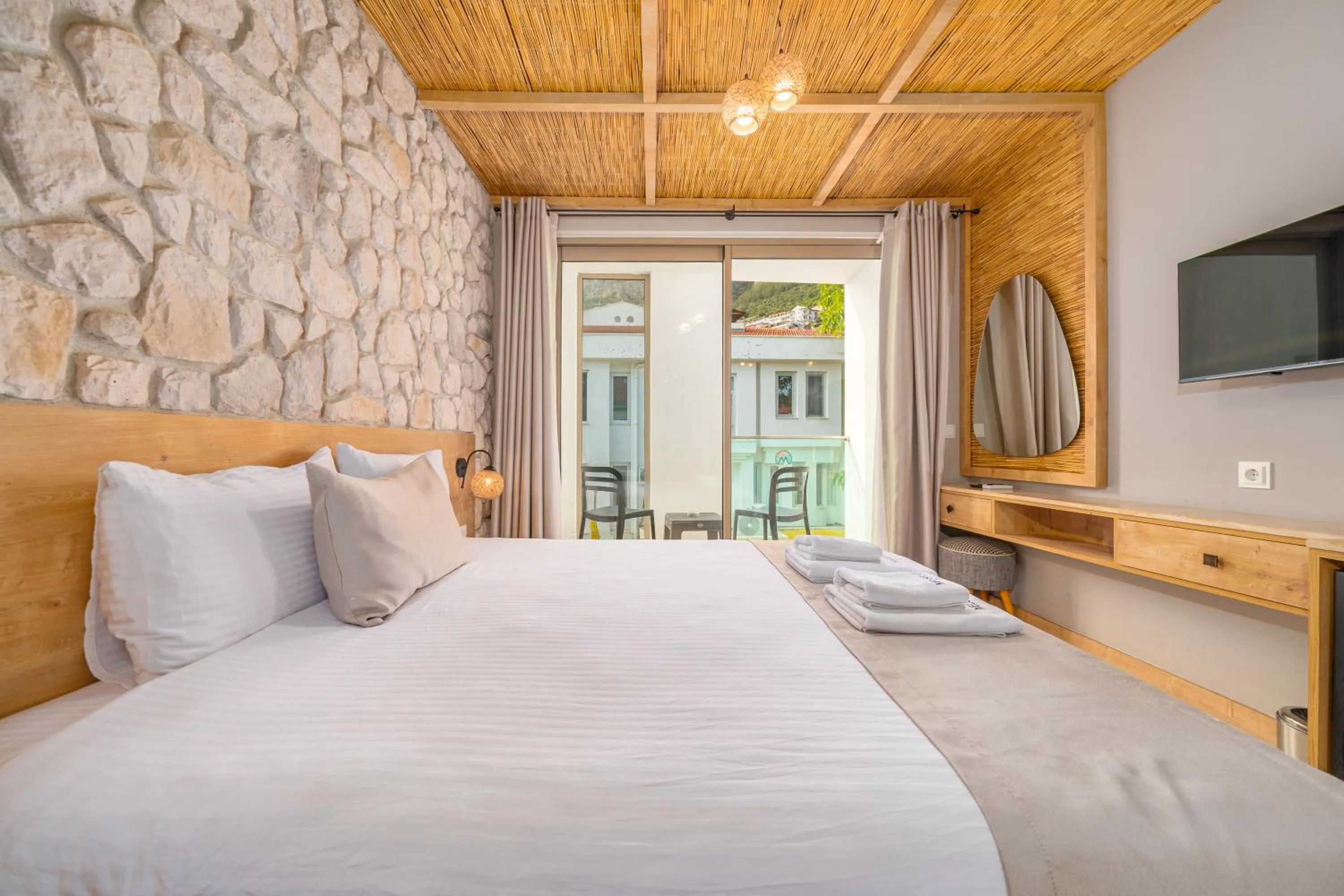 Bed in Melisa Boutique Hotel & Spa