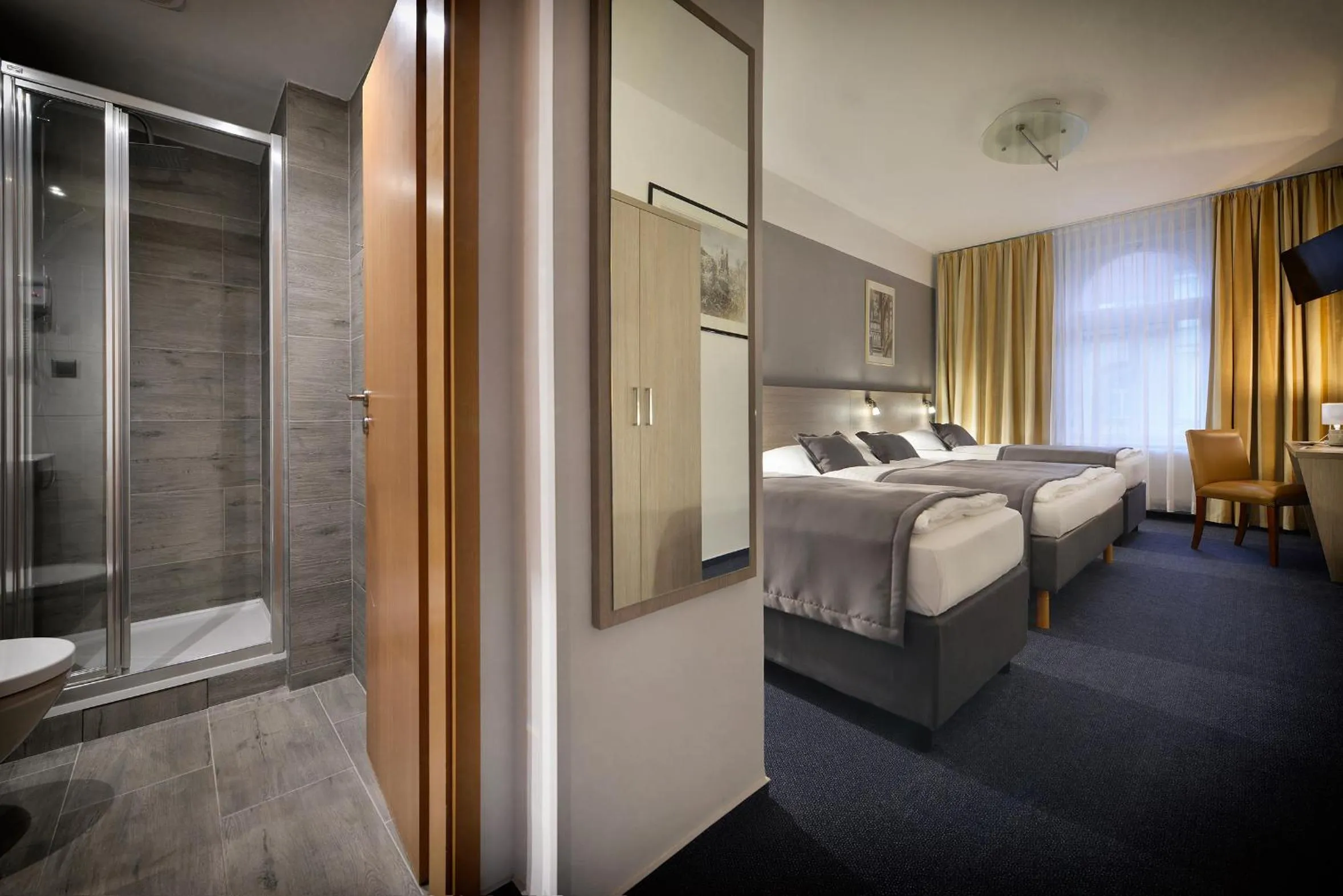 Photo of the whole room, Bed in Prague Season Hotel