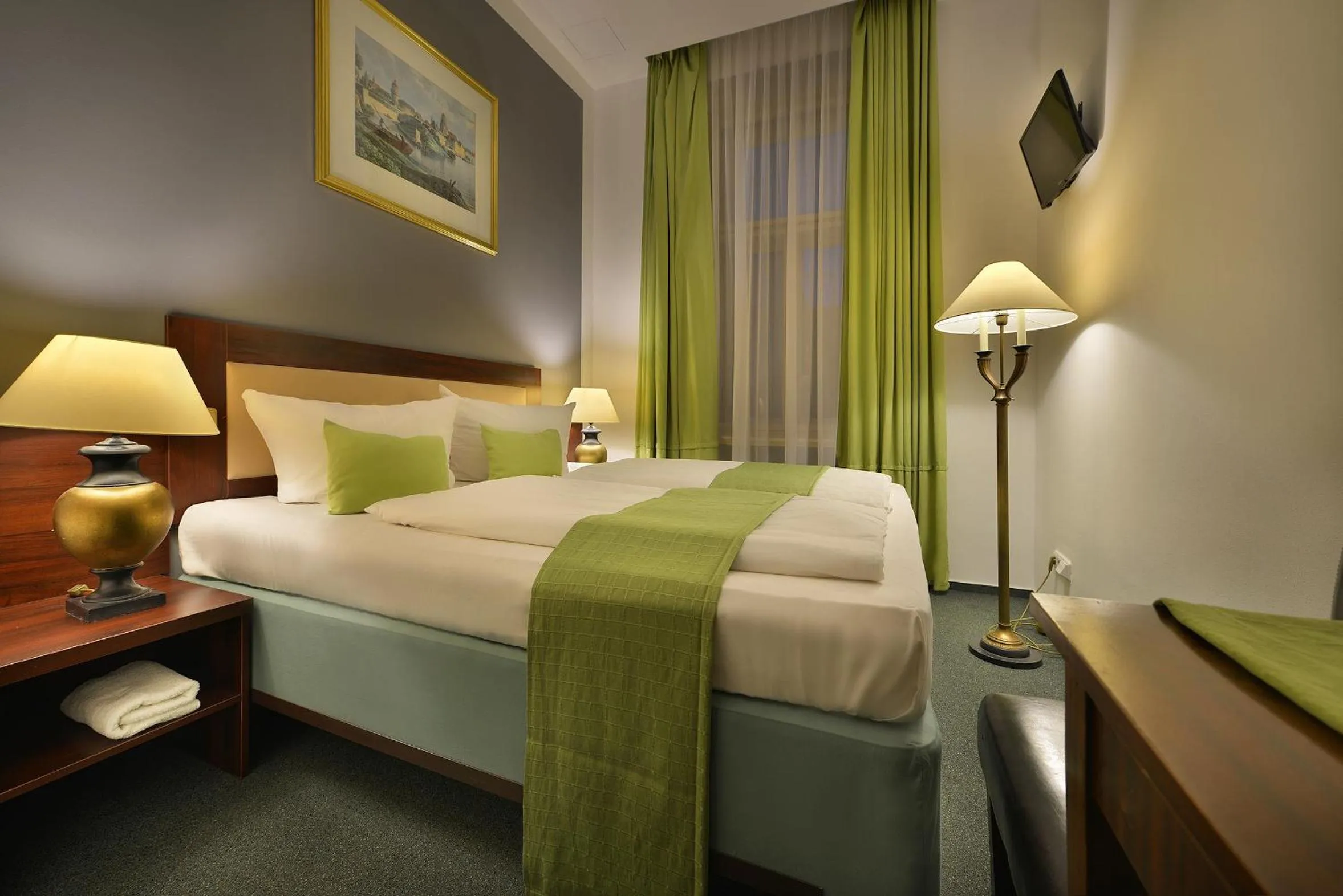 Bedroom, Bed in Prague Season Hotel