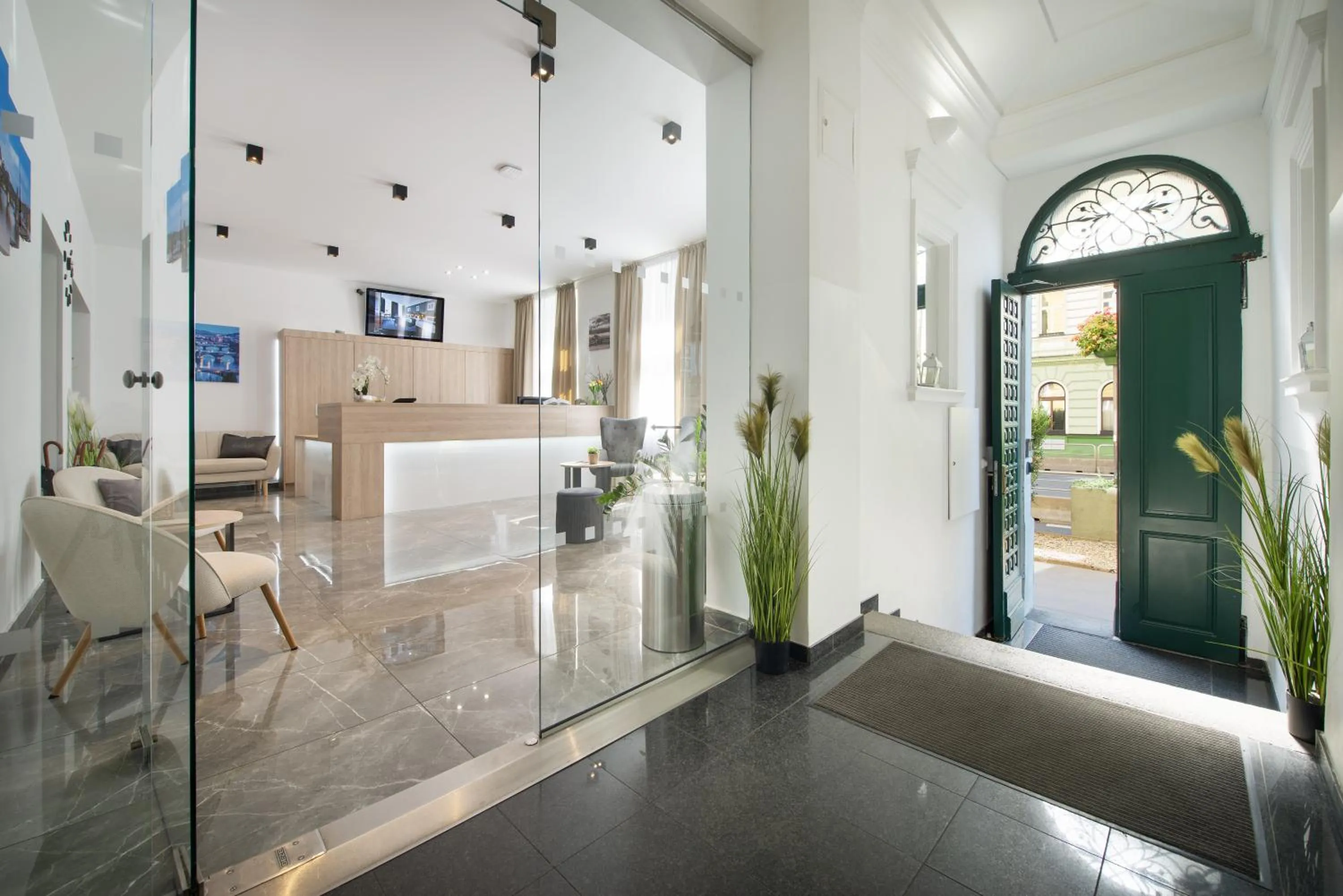 Lobby or reception in Prague Season Hotel