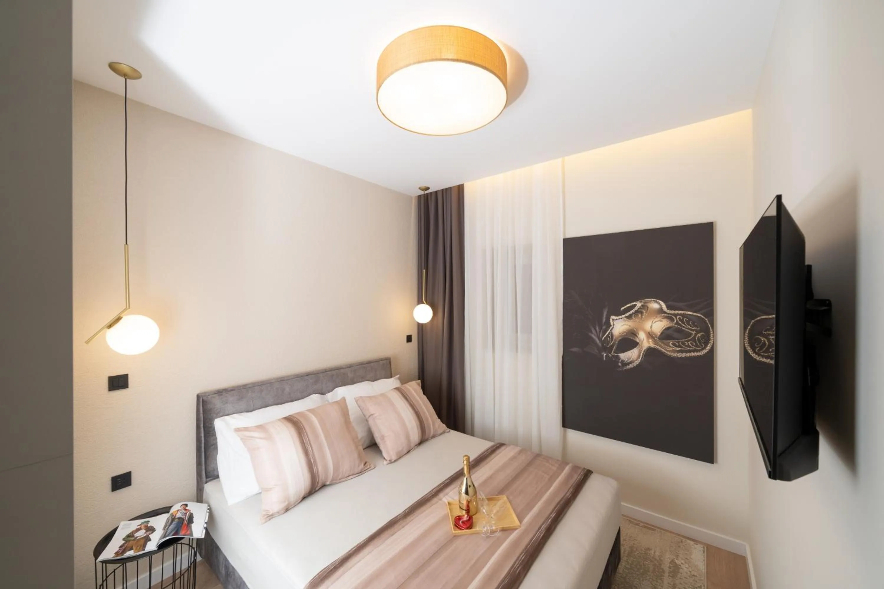 Bed in Premium Apartments