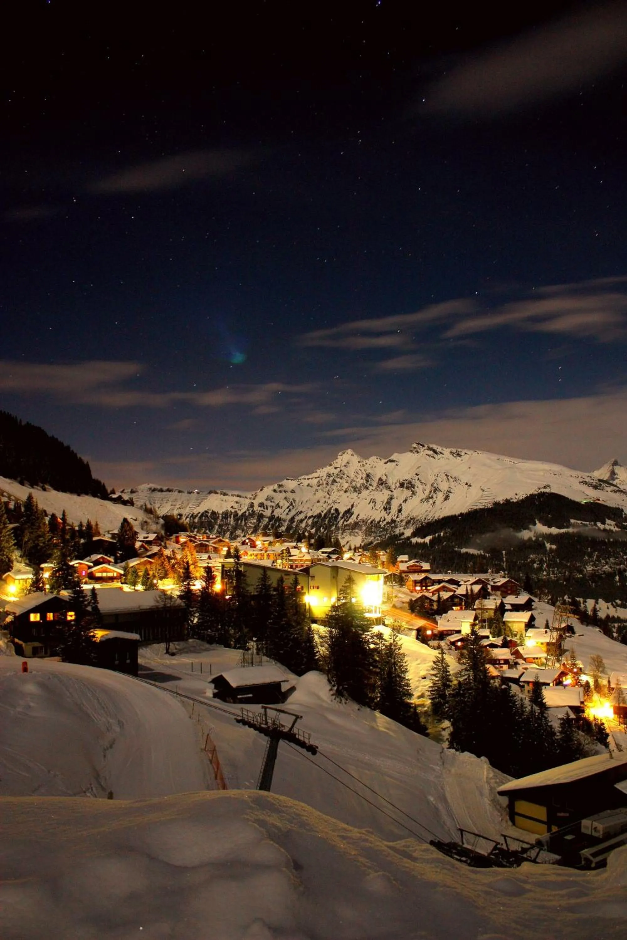 Night in Hotel Alpina