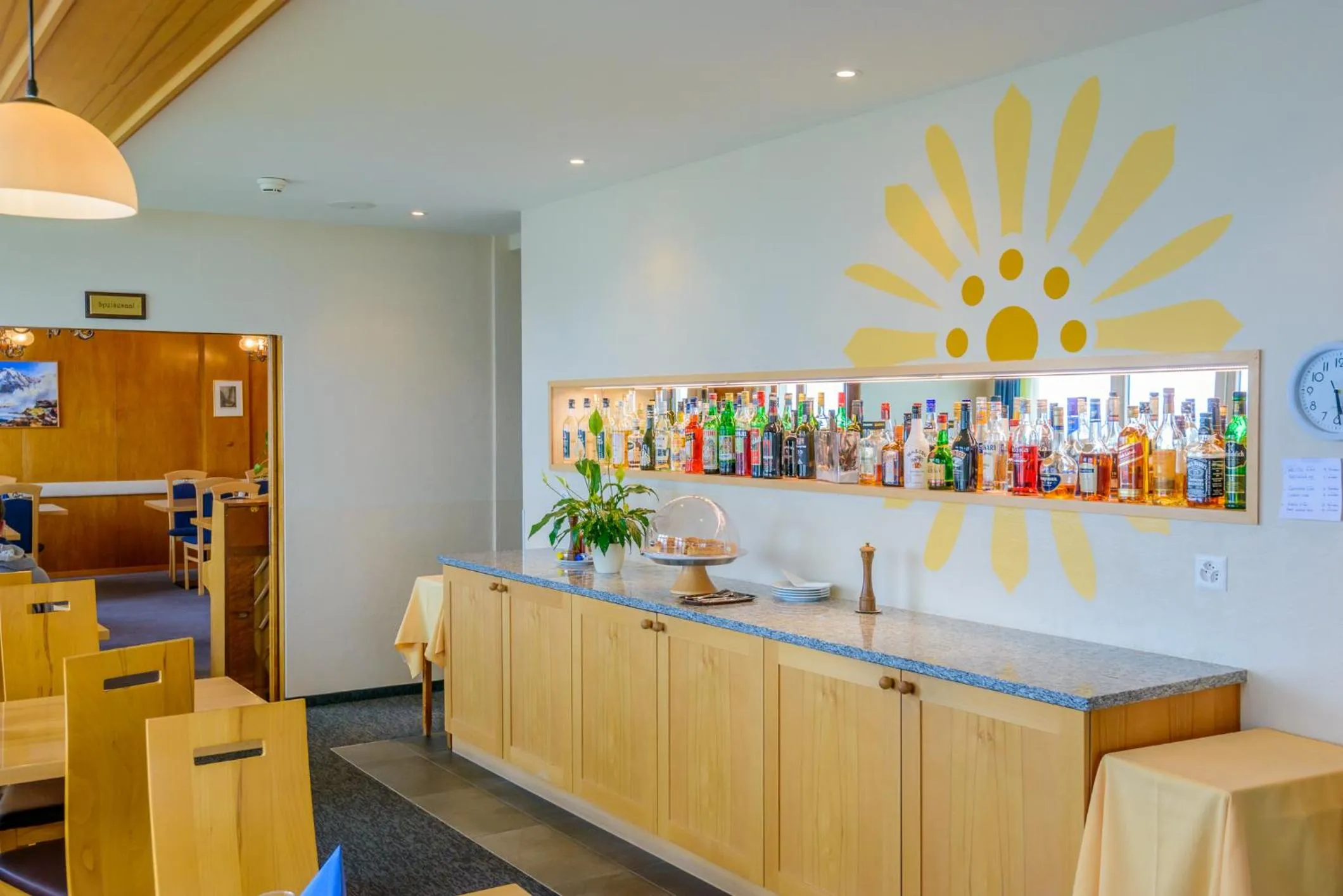 Lounge or bar in Hotel Alpina