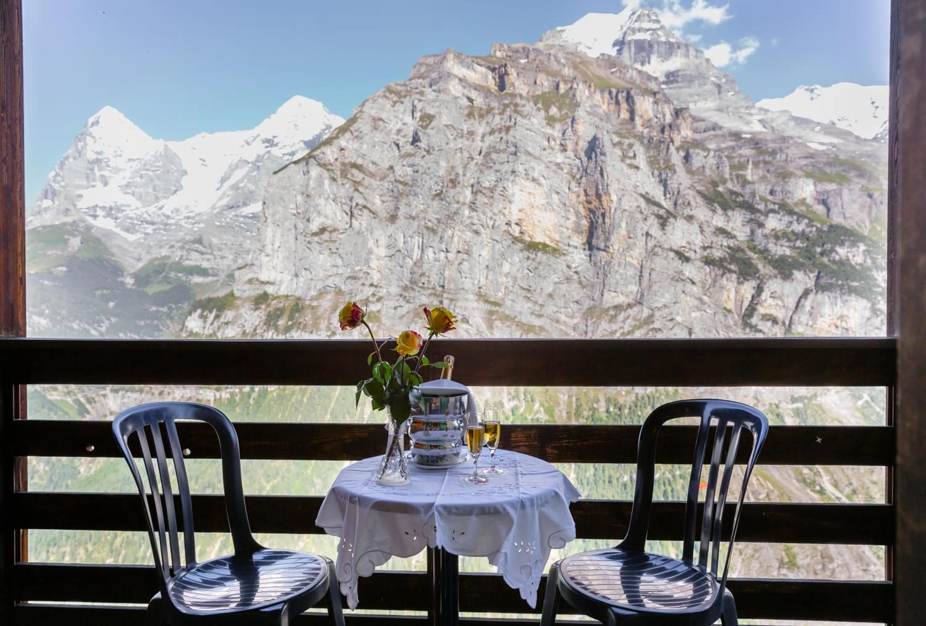 Balcony/Terrace in Hotel Alpina