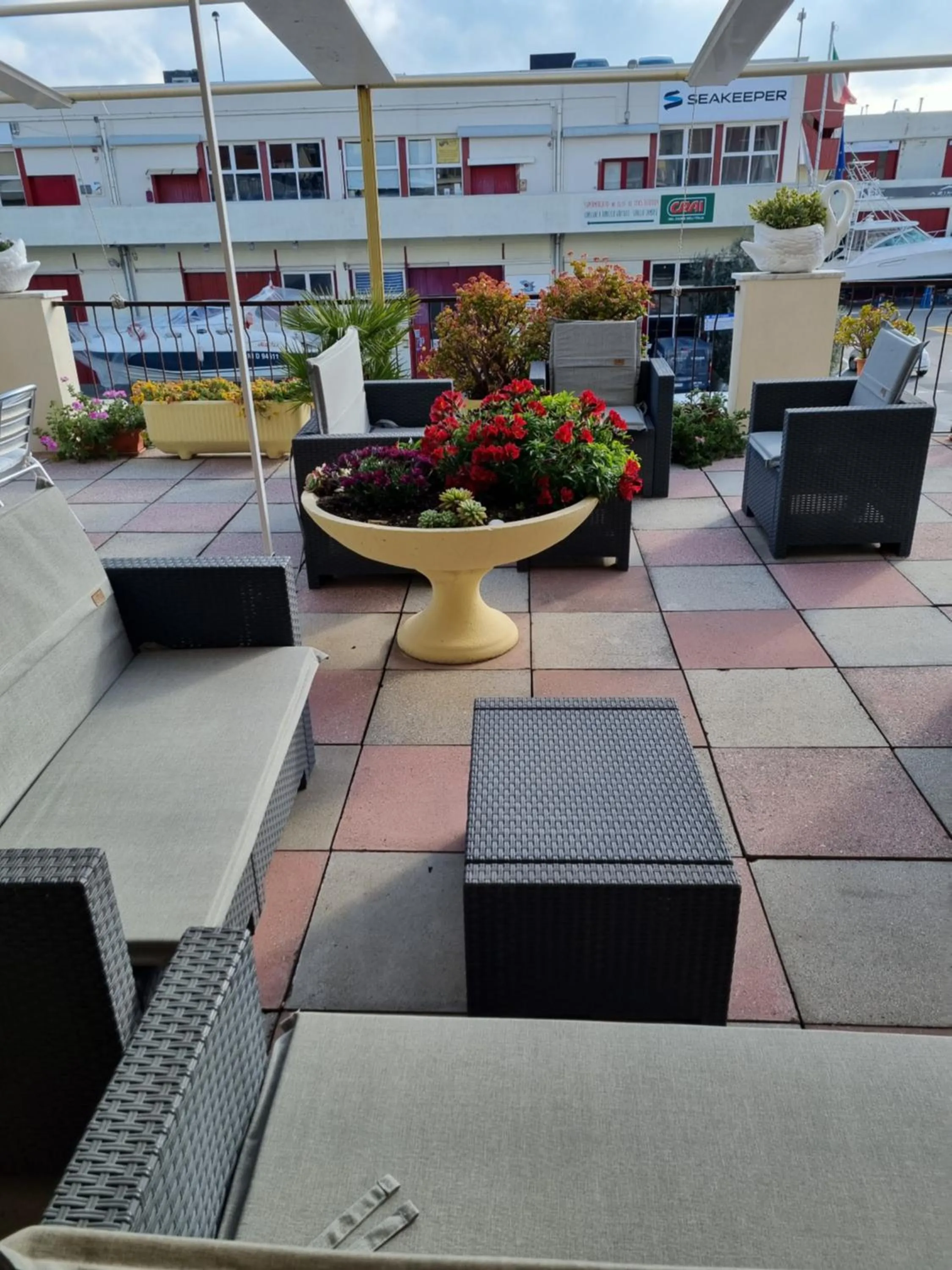 Balcony/Terrace in Albergo Stella Di Mare