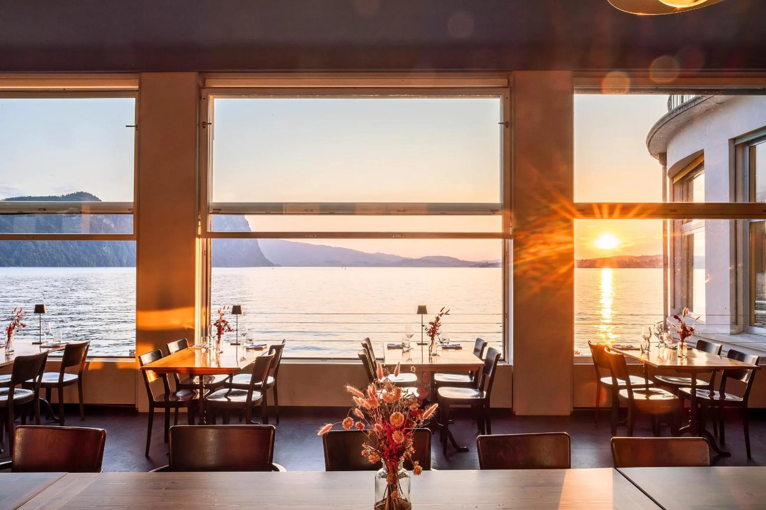 Restaurant/places to eat in Hotel Terrasse am See