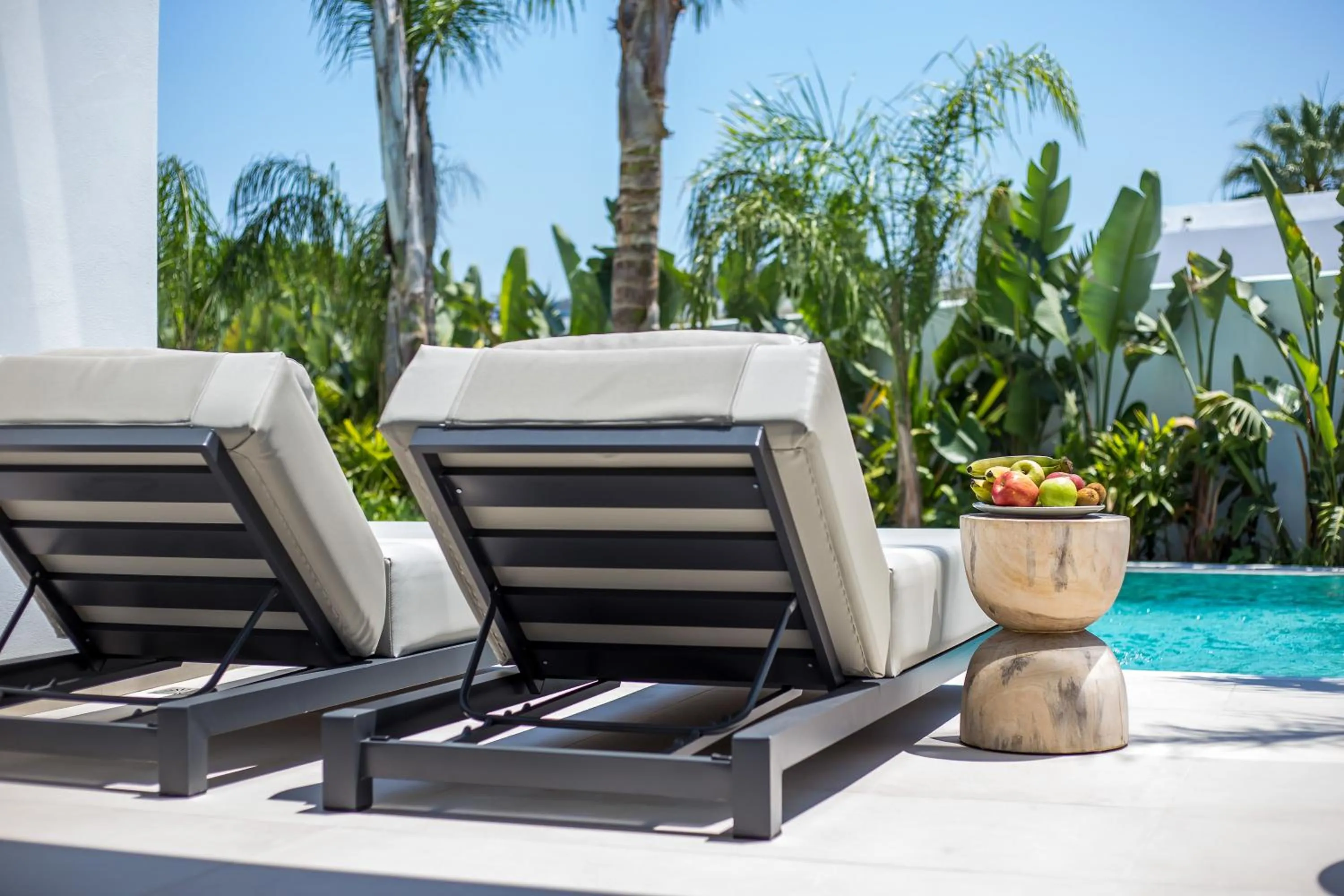 Pool view in Vanik Suites