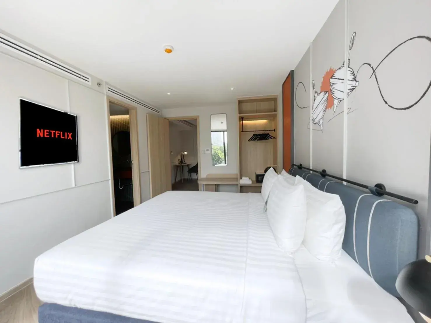 Bedroom, Bed in The Quart Ruamrudee by UHG Bedroom, Bed in The Quart Ruamrudee by UHG