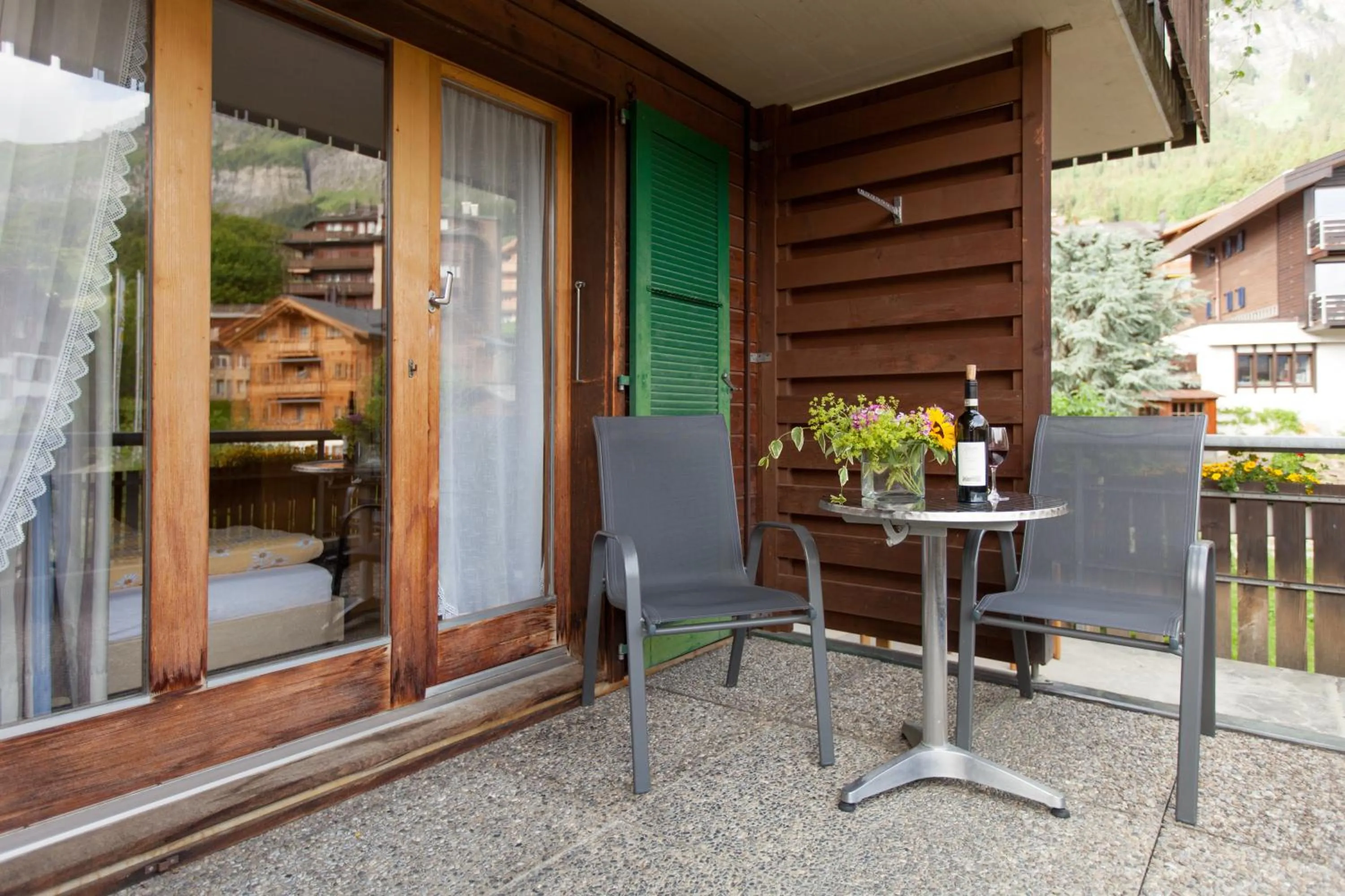 Patio in Hotel Edelweiss