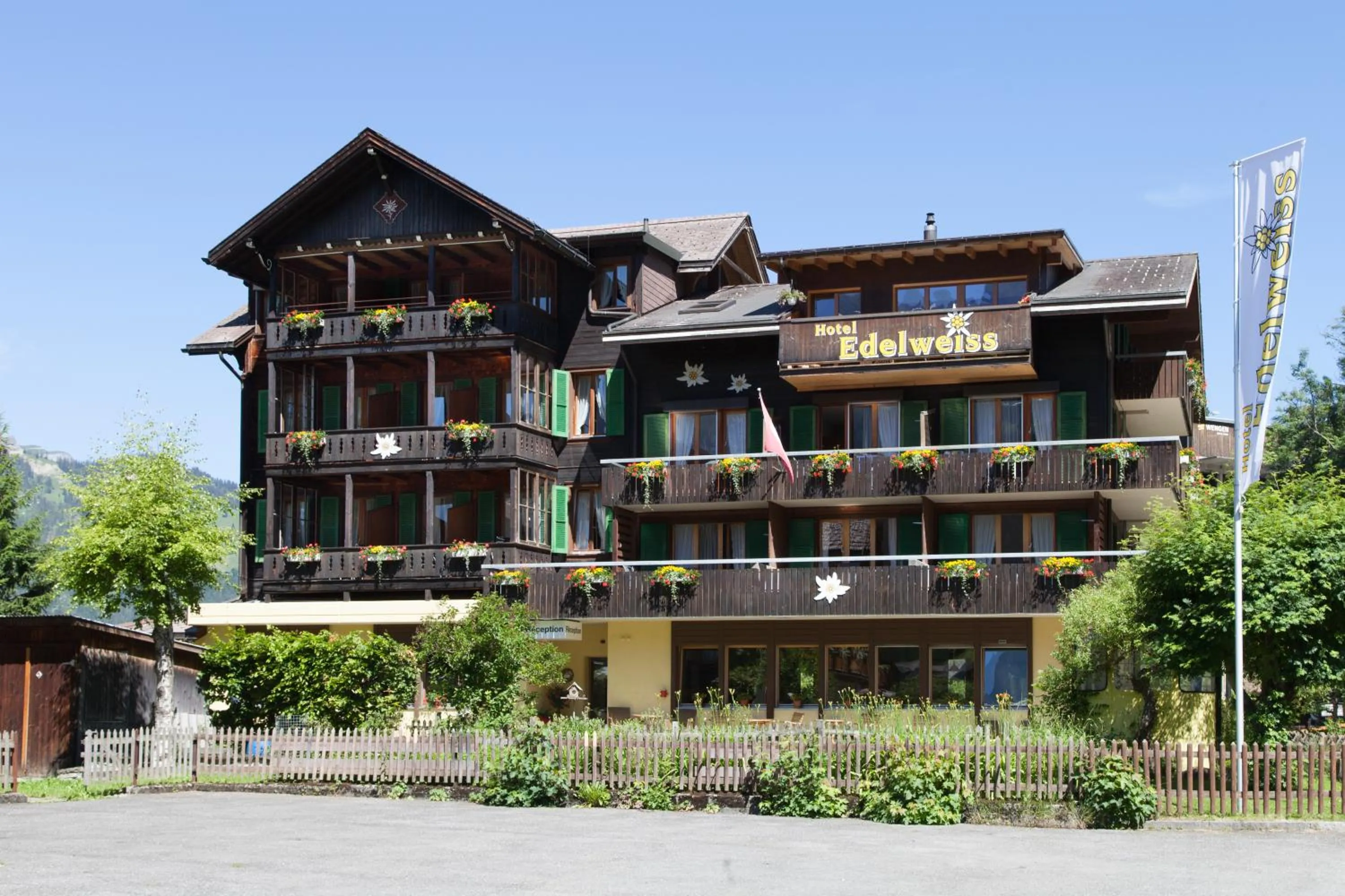Property building in Hotel Edelweiss