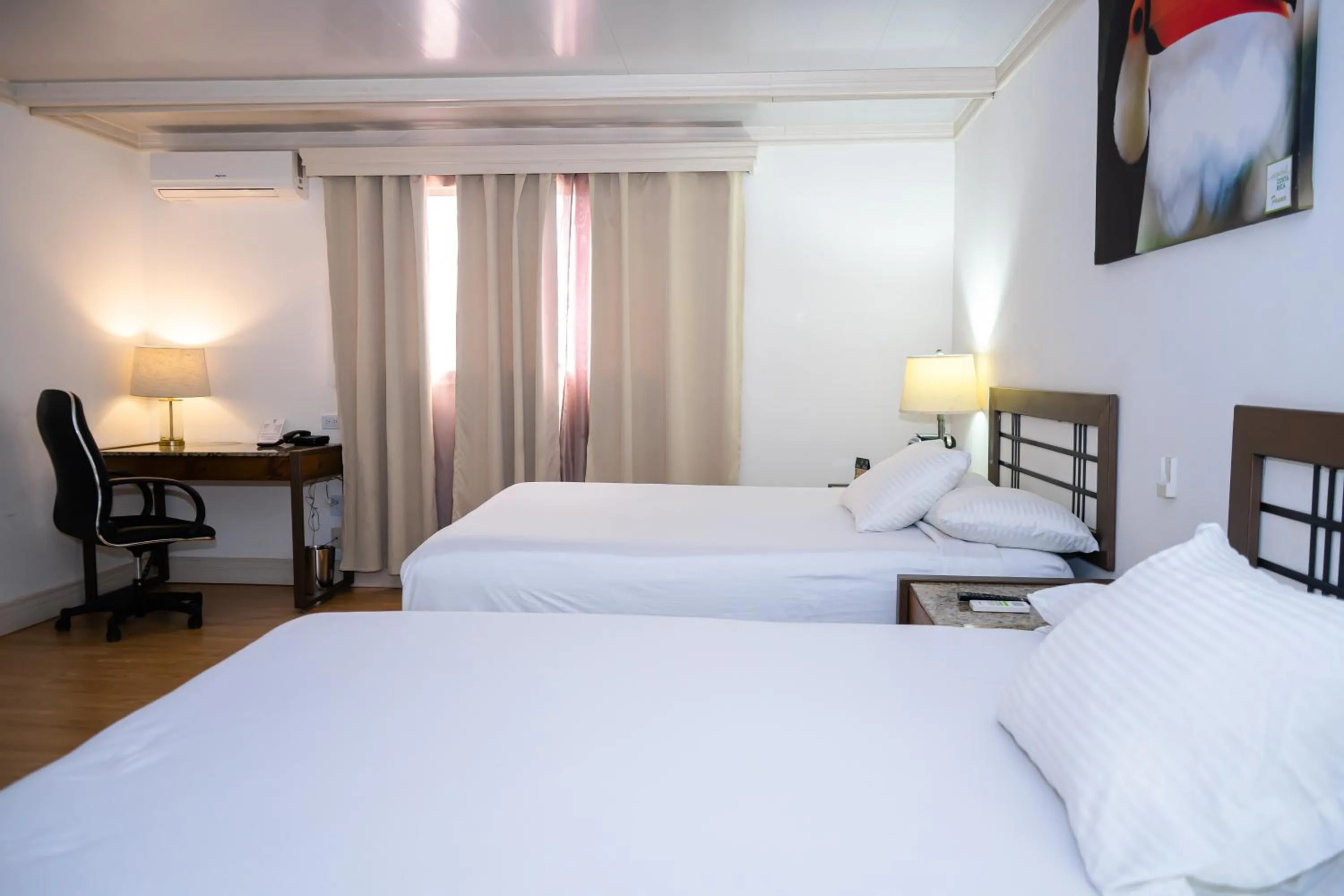 furniture, Bed in Hotel Zima