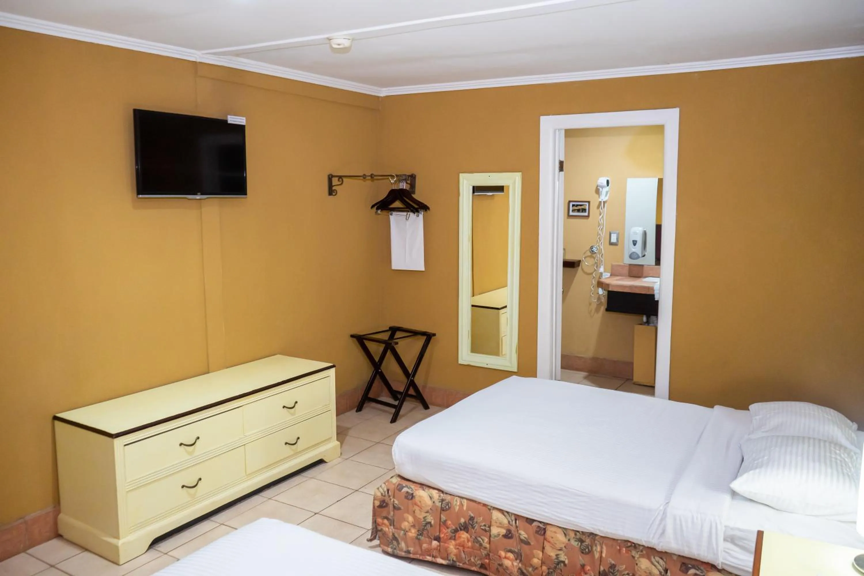 furniture, Bed in Hotel Zima