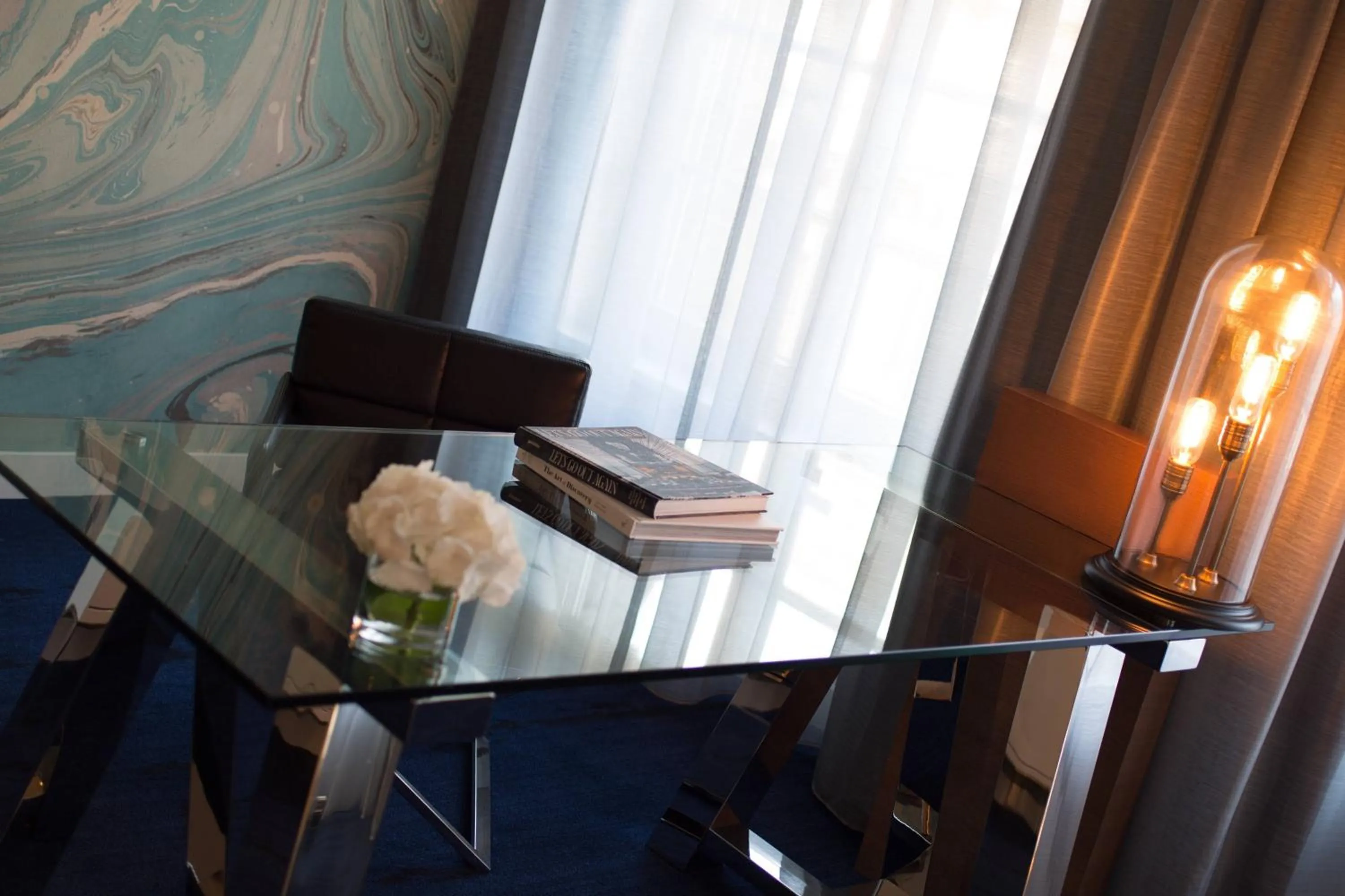 Bedroom in Renaissance Hamburg Hotel