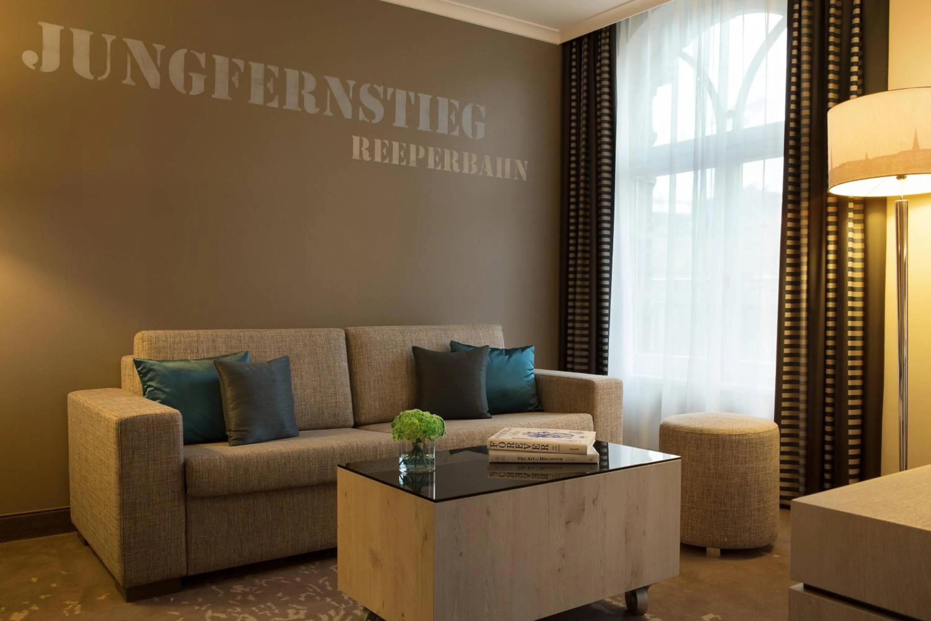 Bedroom in Renaissance Hamburg Hotel