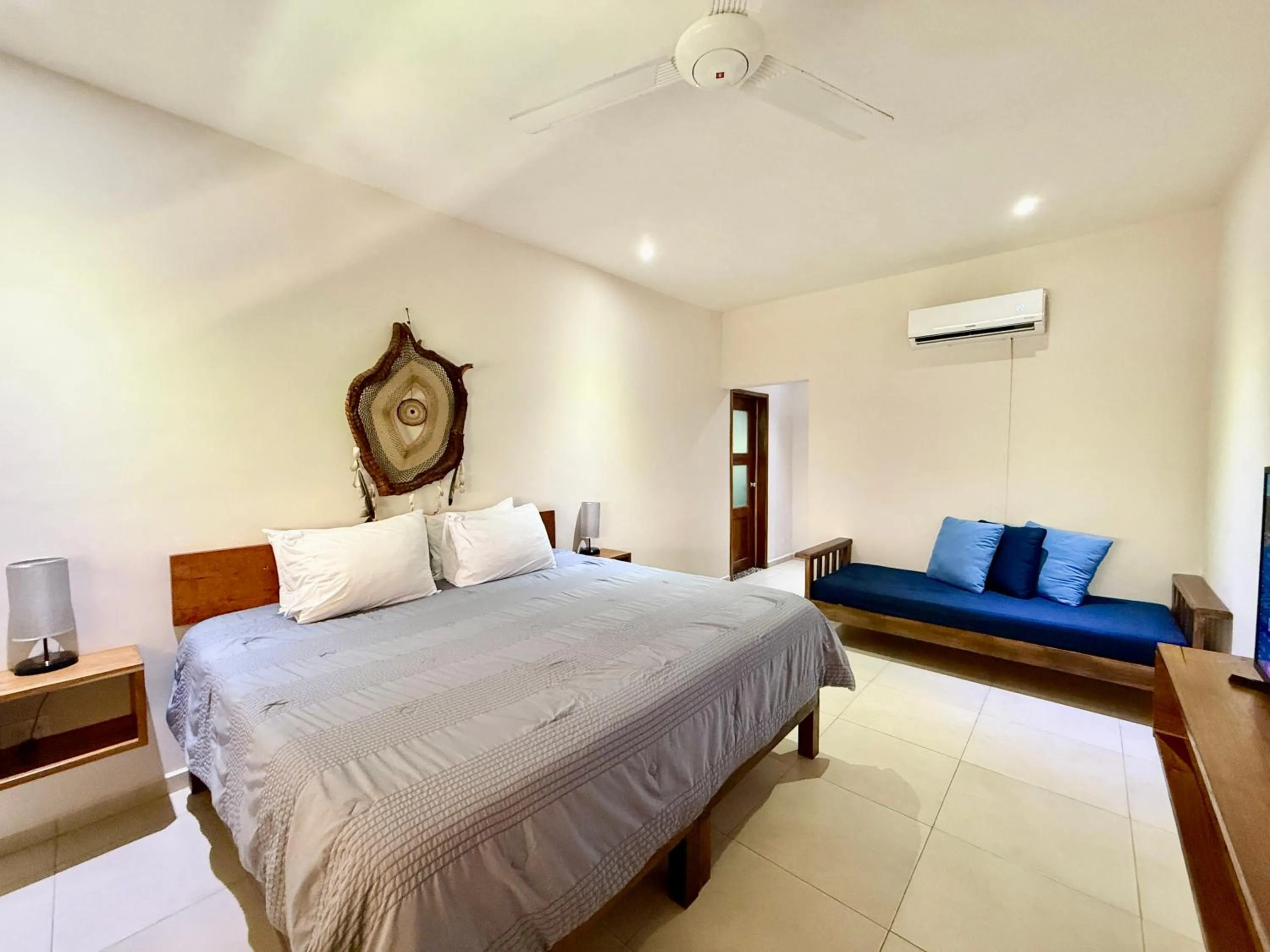 Bed in La Selva Apartments Tulum