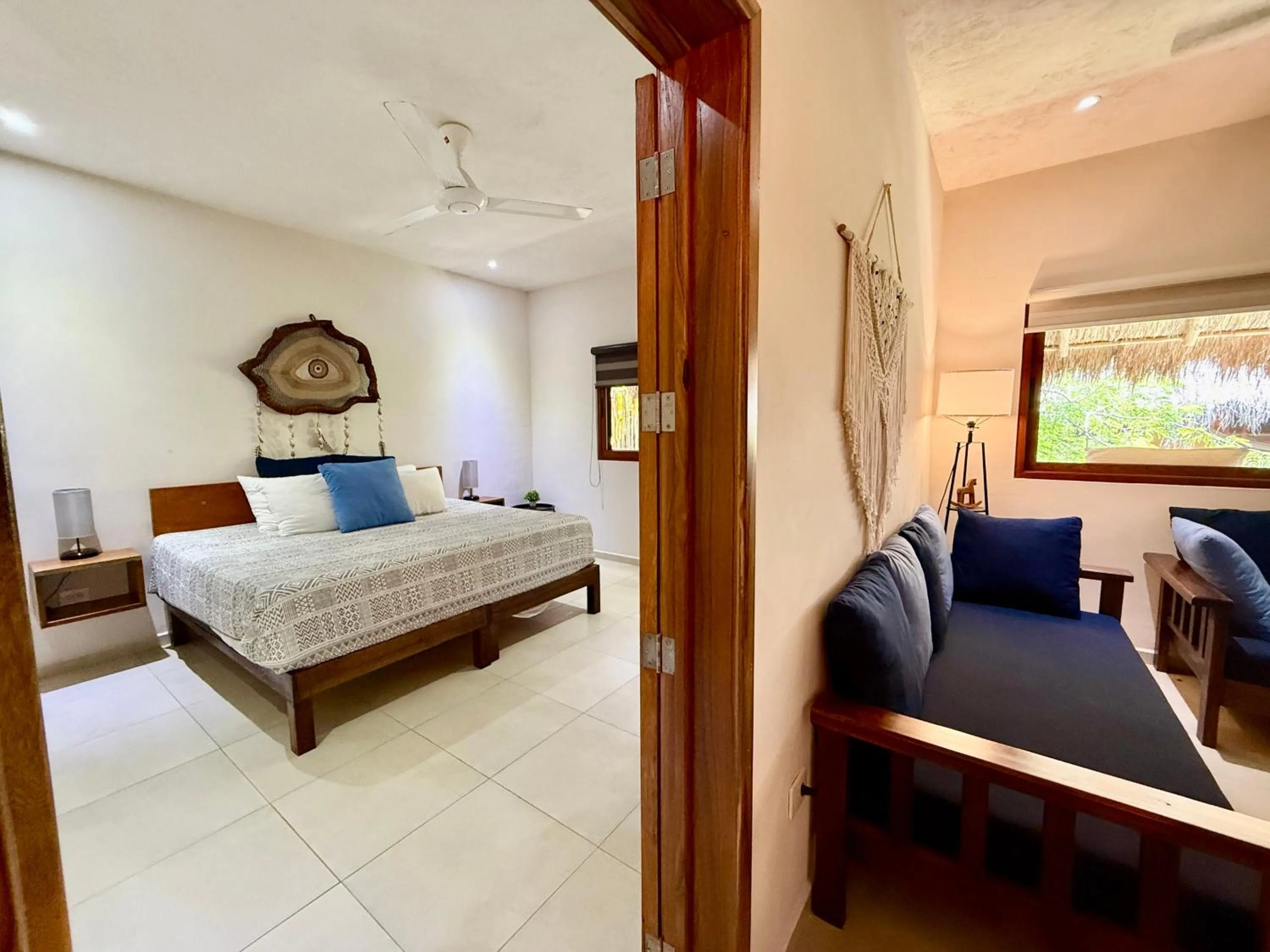 Bed in La Selva Apartments Tulum