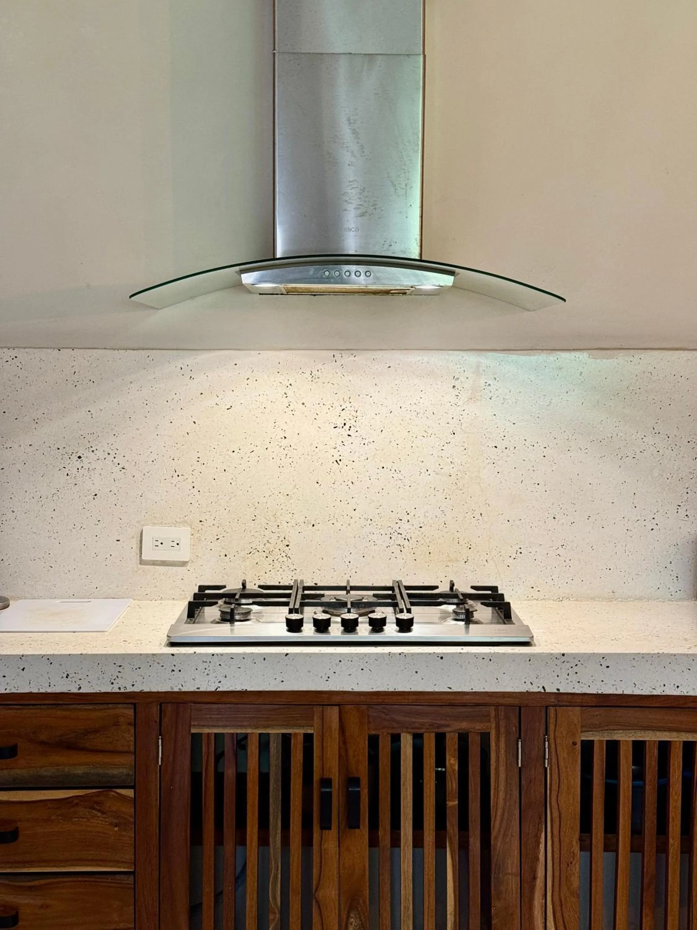 stove in La Selva Apartments Tulum