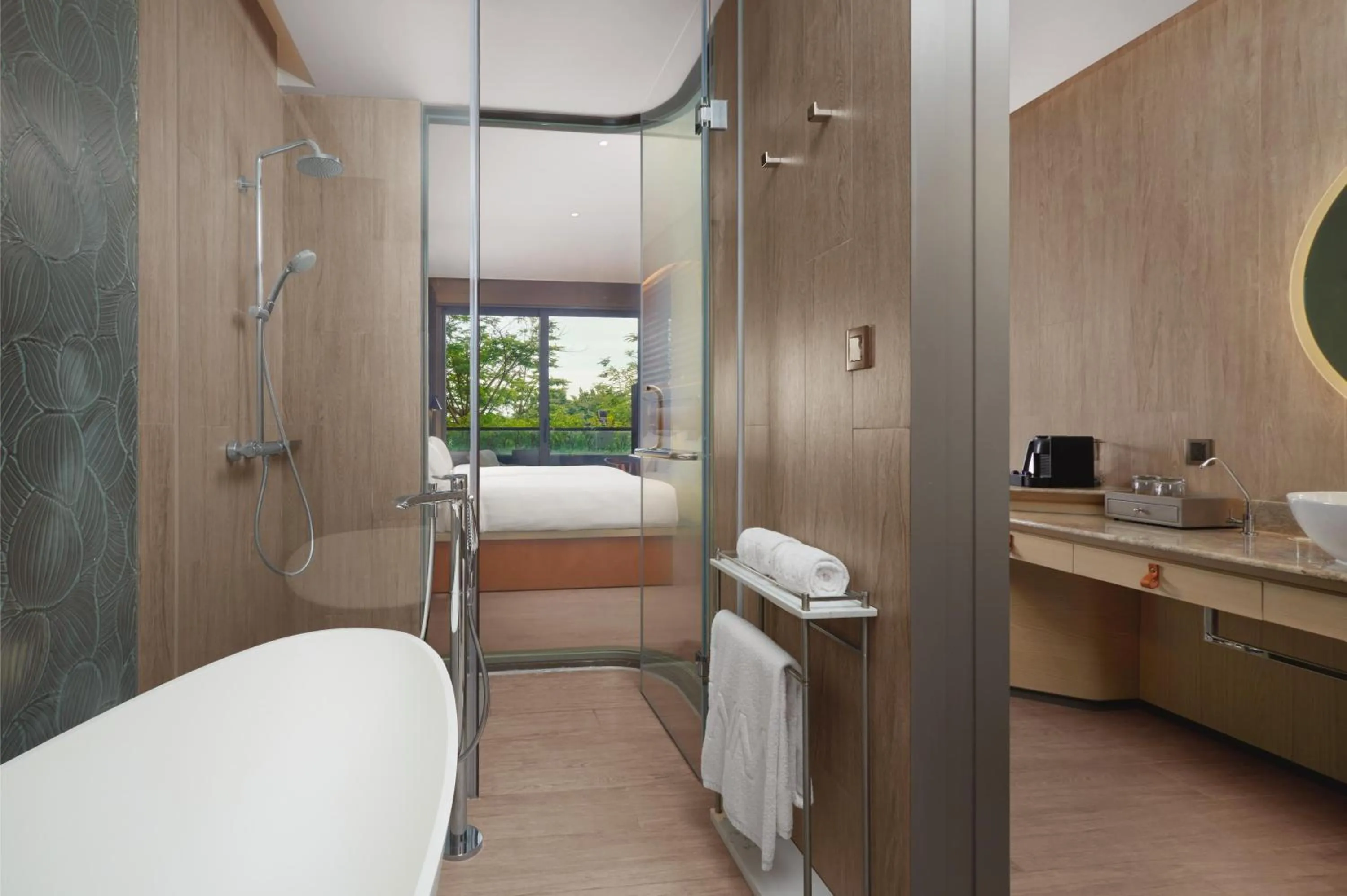 Toilet, Bed in WM Hotel Hong Kong, Vignette Collection