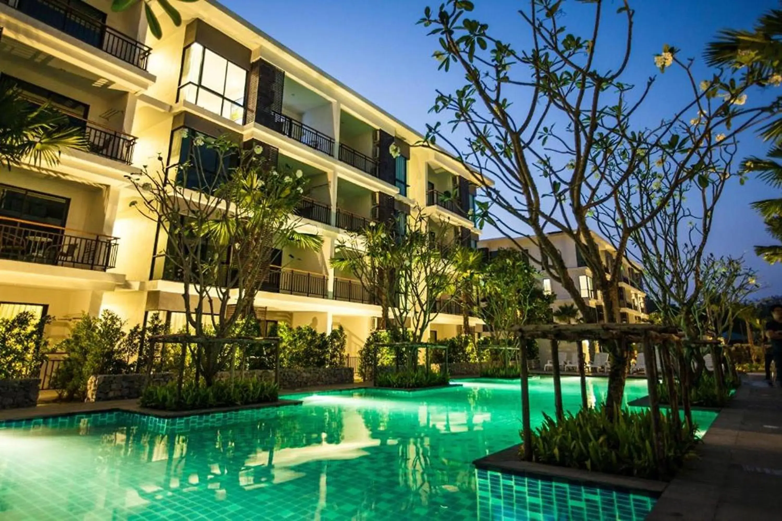 Swimming pool in The Title Beach Front Swimming pool in The Title Beach Front