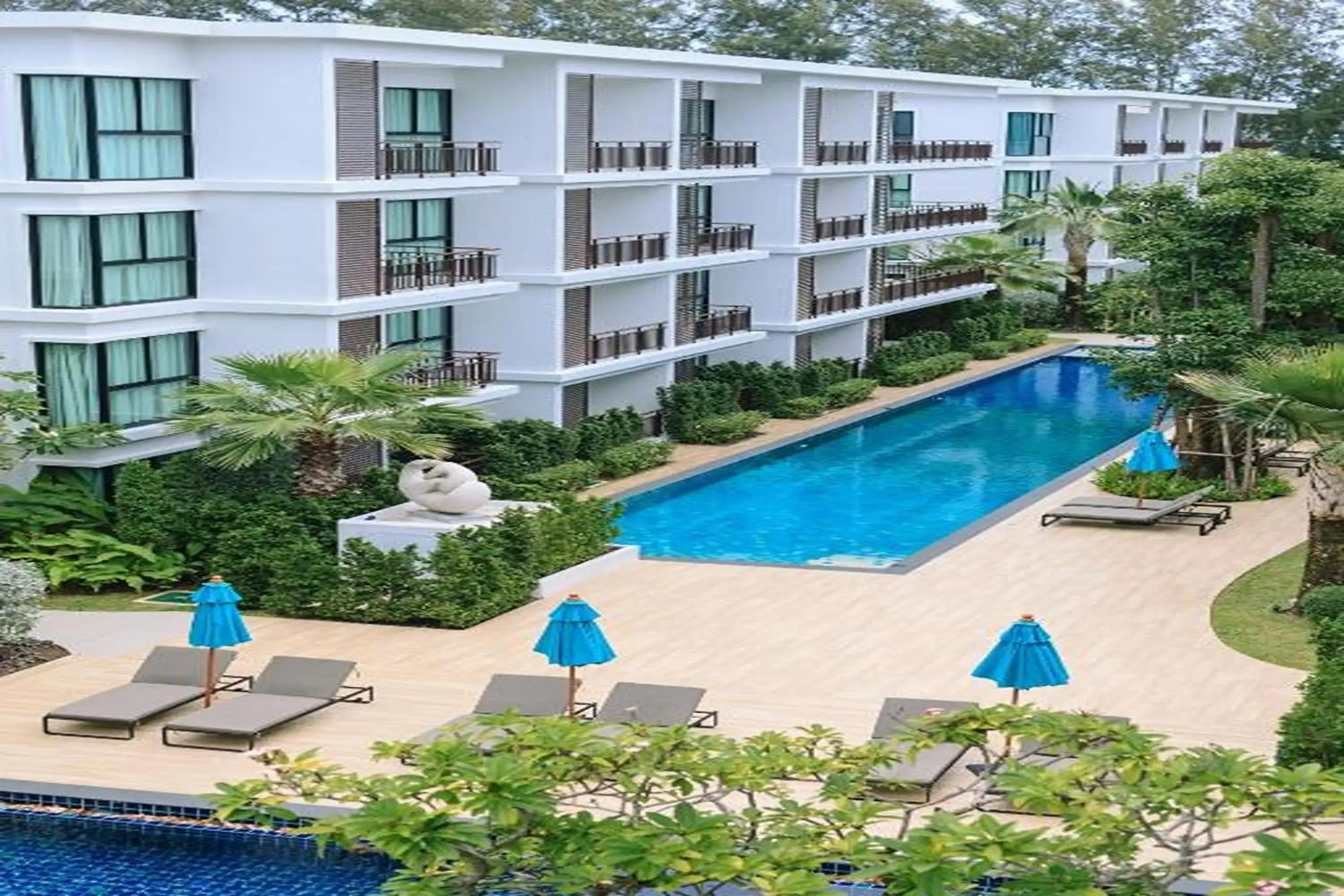 Property building in The Title Beach Front Property building in The Title Beach Front