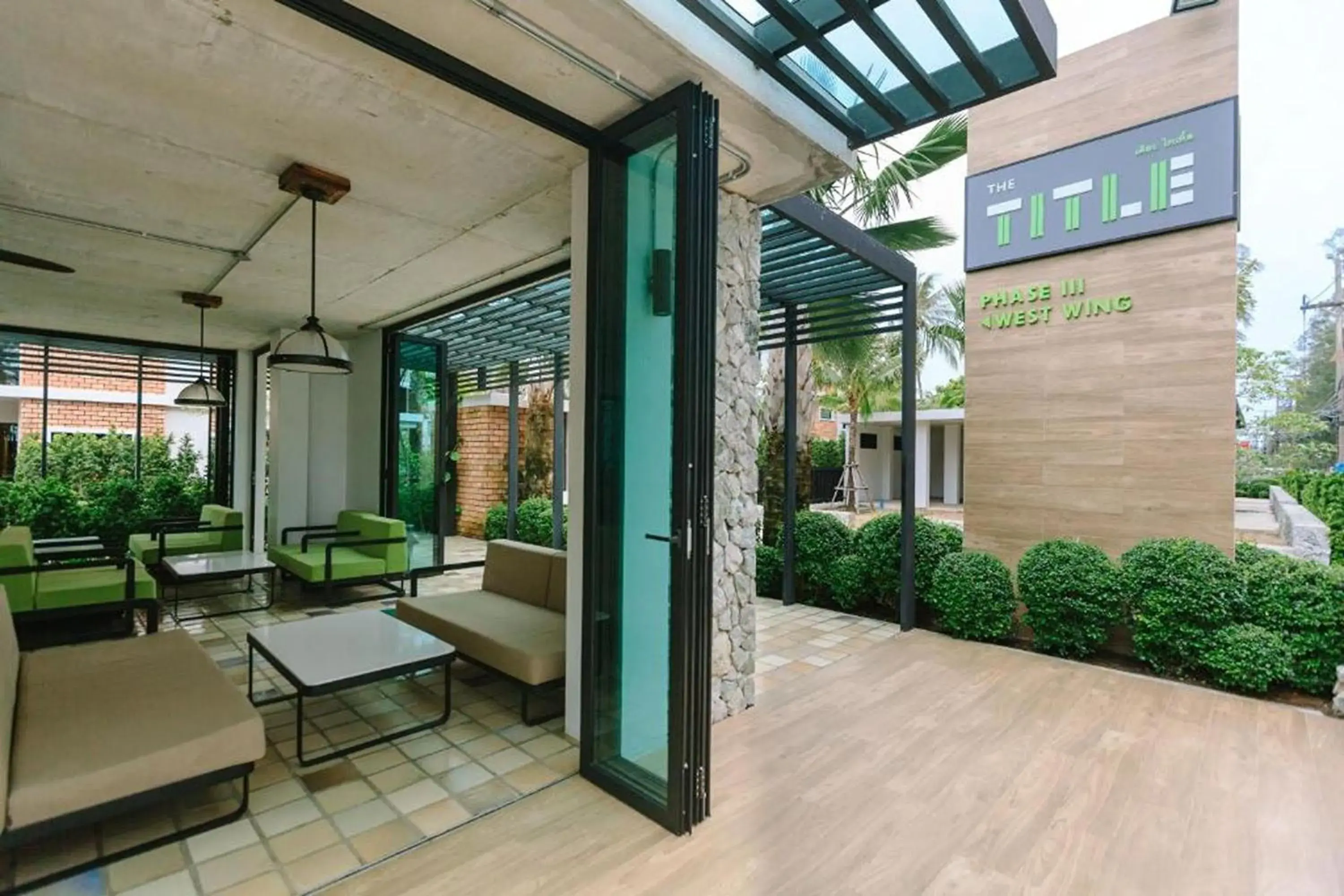 Lobby or reception in The Title Beach Front Lobby or reception in The Title Beach Front