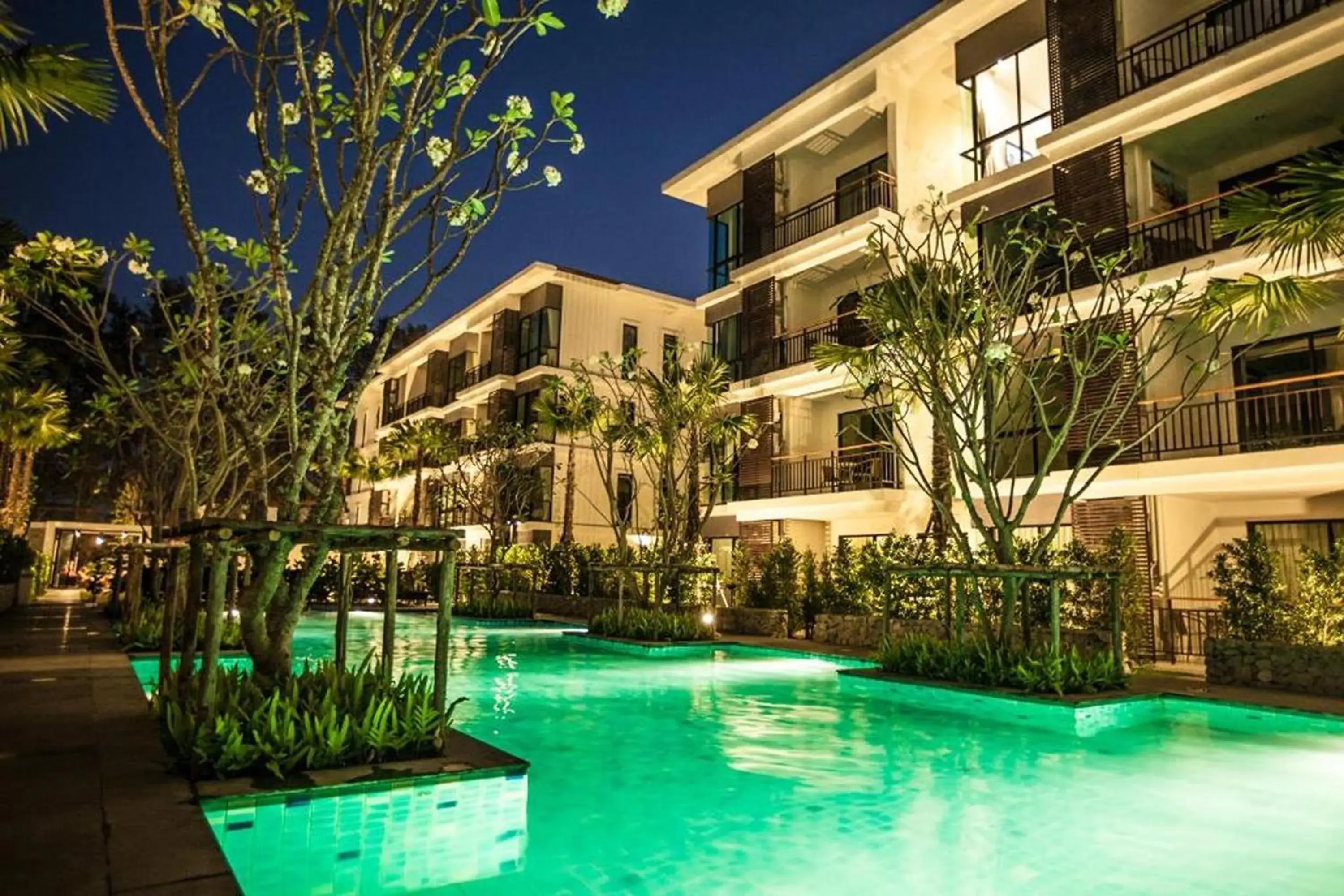 Swimming pool in The Title Beach Front Swimming pool in The Title Beach Front