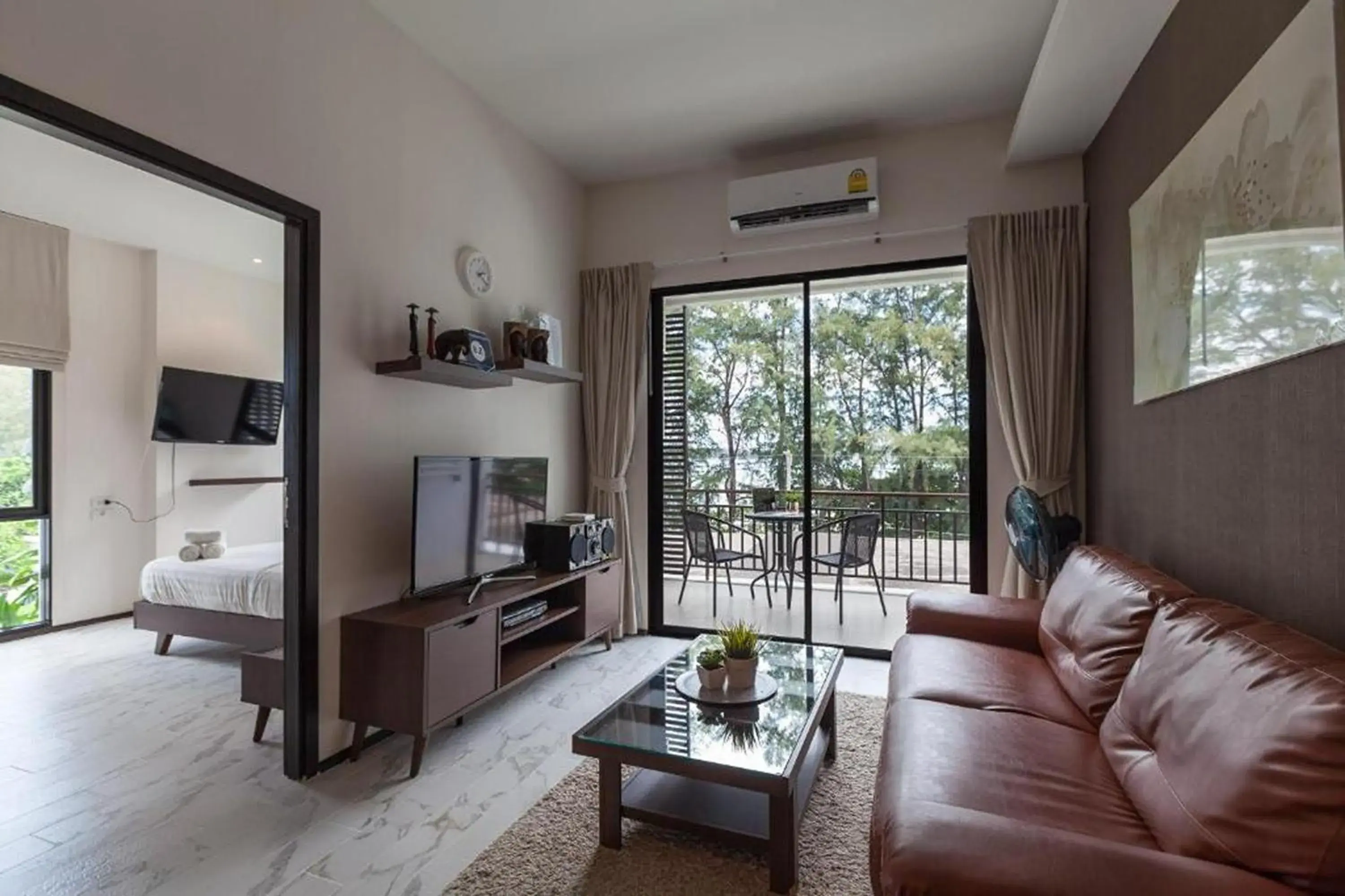 Living room in The Title Beach Front Living room in The Title Beach Front